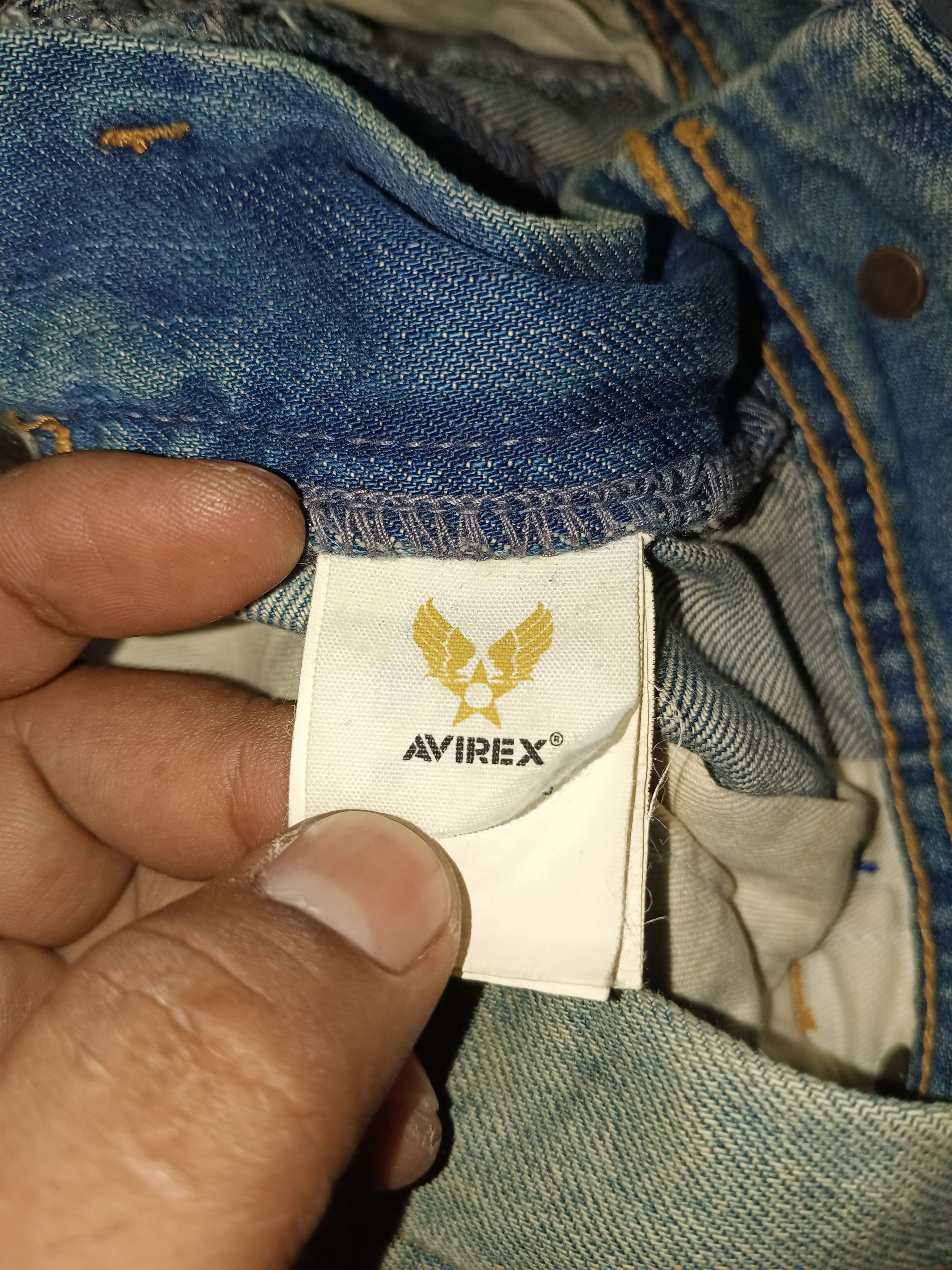 Avirex Avirex U.S Armed Forces Distressed Denim Jeans Size US 32 / EU 48 - 11 Thumbnail