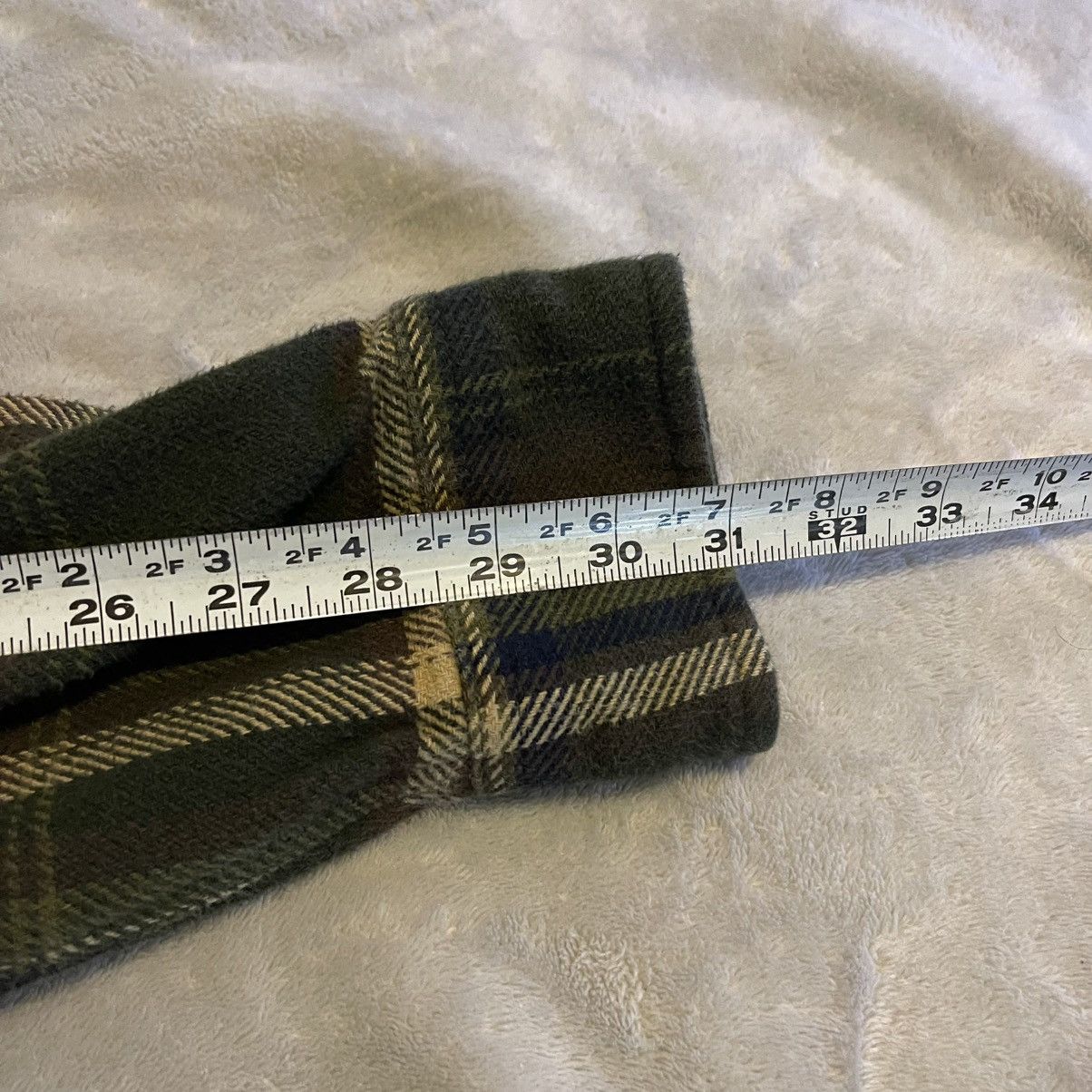 Orvis Orvis Shirt Men XL Green Lumberjack Thick Flannel Plaid Size US XL / EU 56 / 4 - 9 Thumbnail
