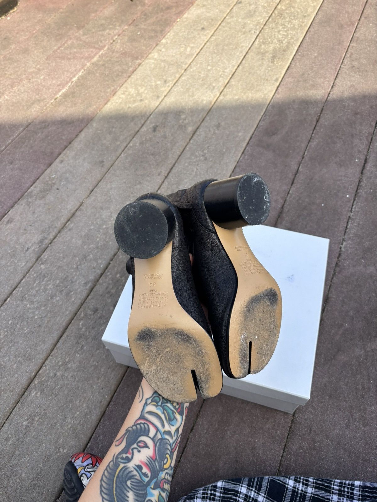 Maison Margiela Maison Margiela Camel Tabi Ankle Boots Size US 6 / IT 36 - 3 Thumbnail