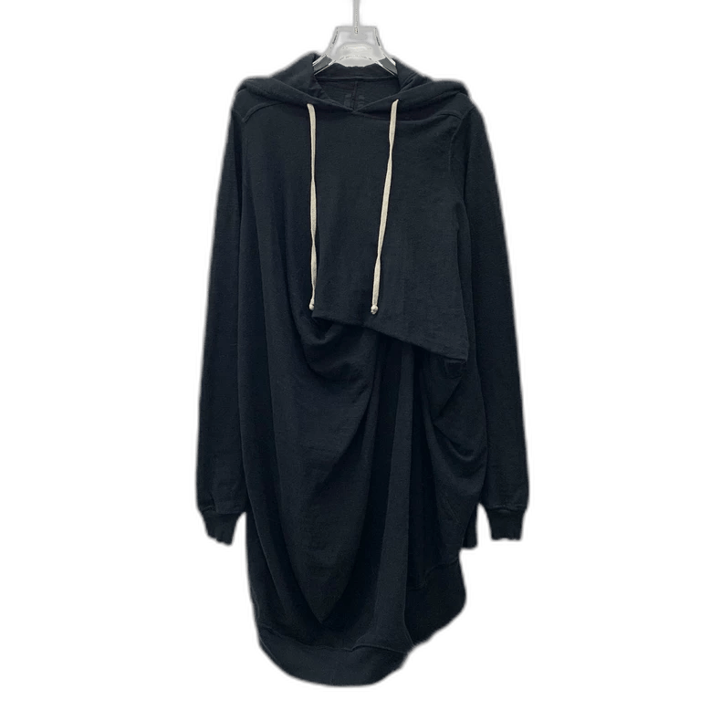 Rick Owens Rick Owens Black Long Sleeve Hooded Sweatshirt Size US XS / EU 42 / 0 - 1 Thumbnail