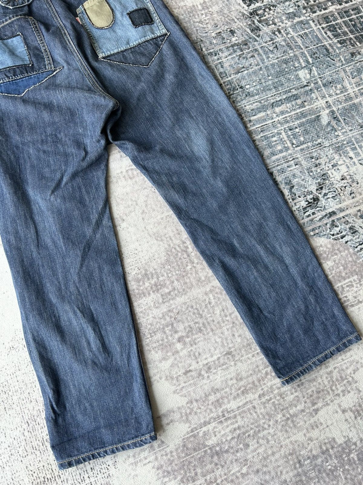 Ne-Net Issey Miyake By Ne-net Patchwork Jeans Size US 29 - 16 Thumbnail