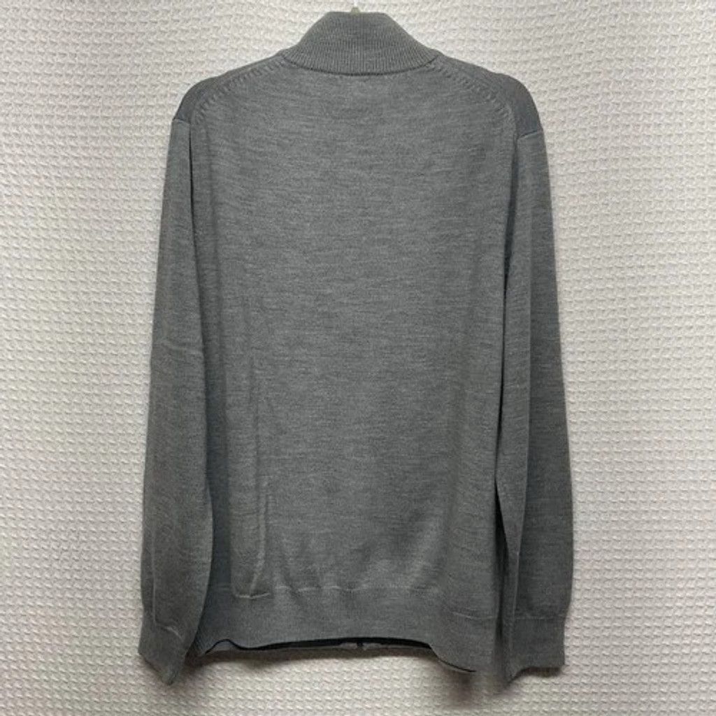J.Crew J. Crew Gray Wool Full Zip Mock Neck Cardigan Oarsman Men XL Size US XL / EU 56 / 4 - 6 Thumbnail