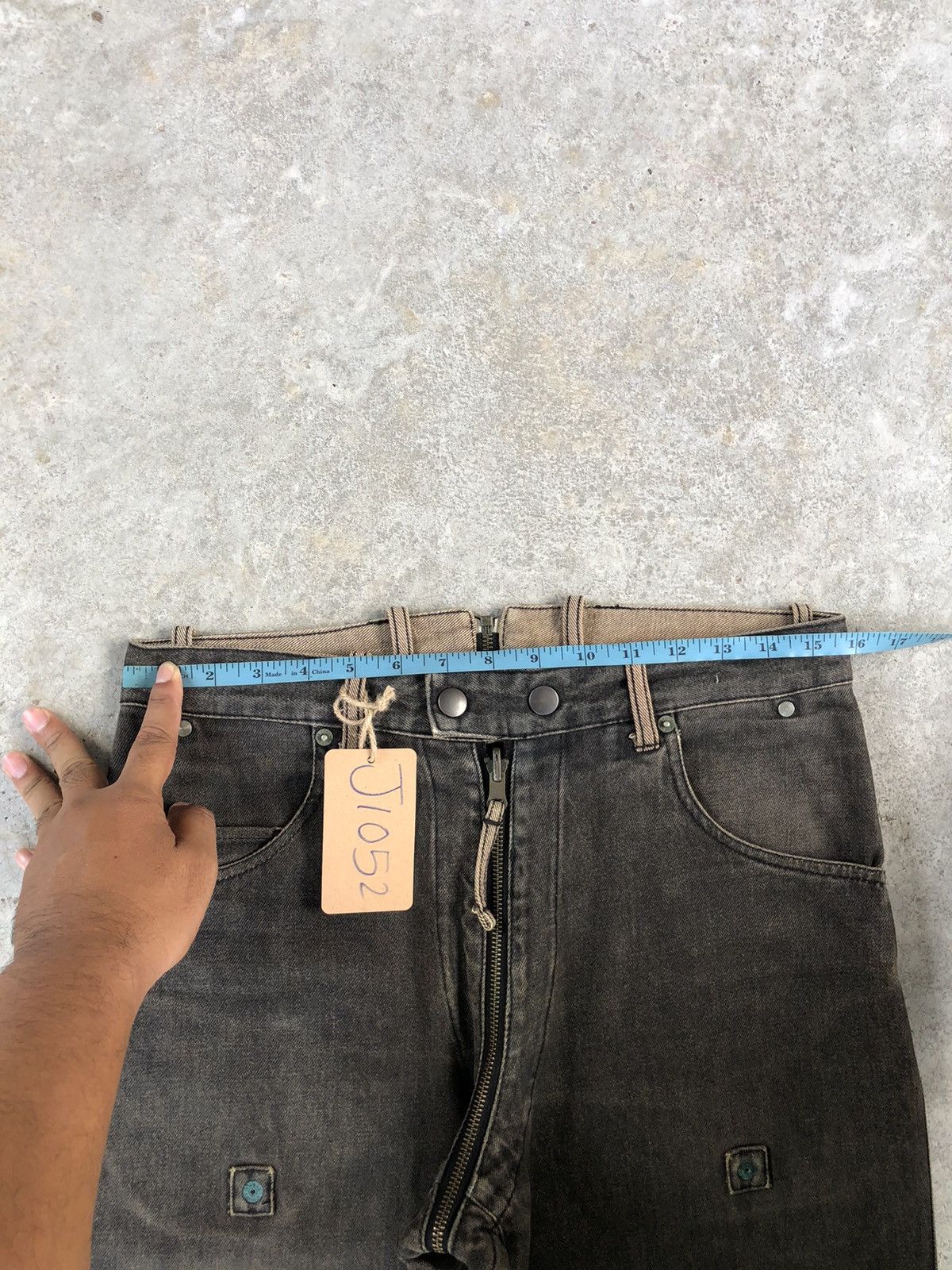 PPFM Rare PPFM Reversible Archive Distressed Jeans Size US 31 - 25 Thumbnail