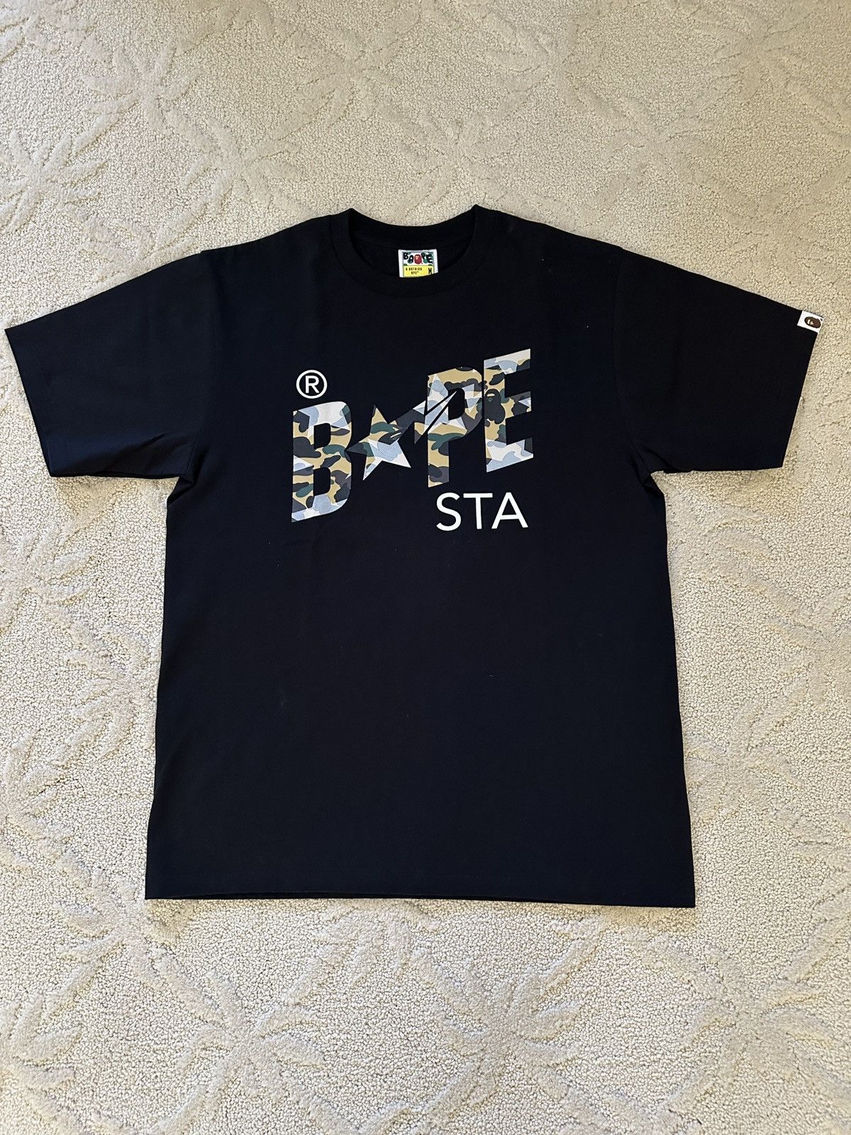 Bape Sta Over Print 1st Camo Bape Sta Tee