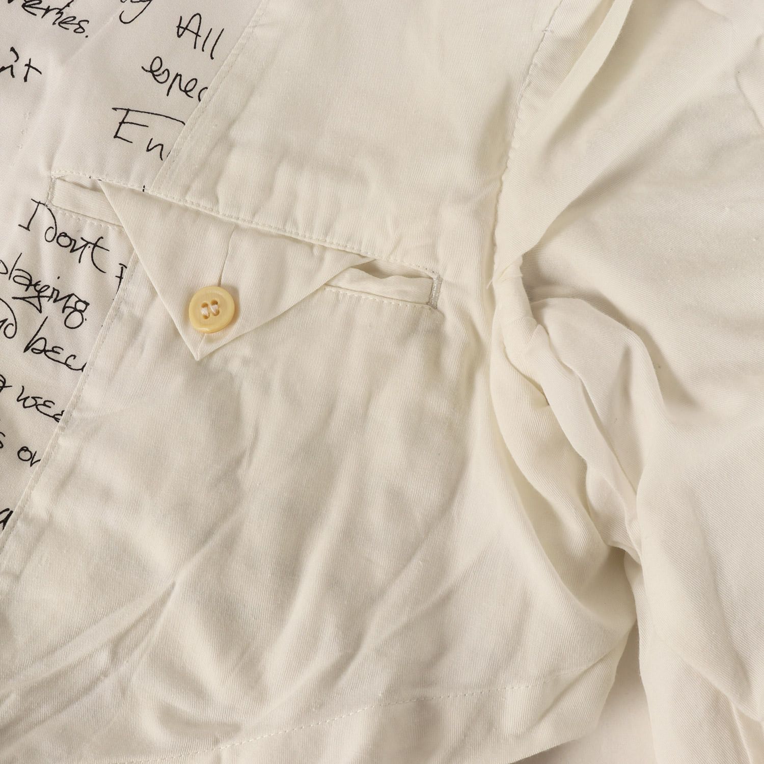 Comme des Garcons Homme Plus Jacket Message Logo Notched Lapel 3-Button Tailored Size US S / EU 44-46 / 1 - 9 Thumbnail