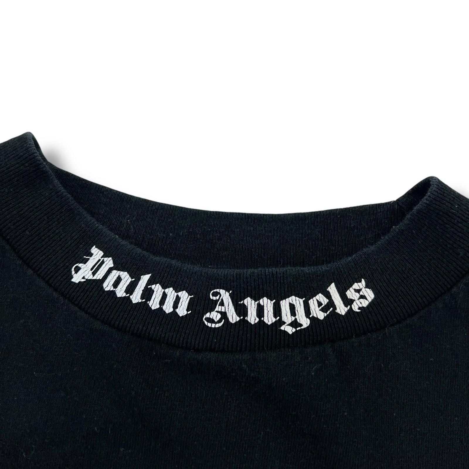 Palm Angels Palm Angels Black Spellout Long Sleeve T Shirt Size US XS / EU 42 / 0 - 4 Thumbnail