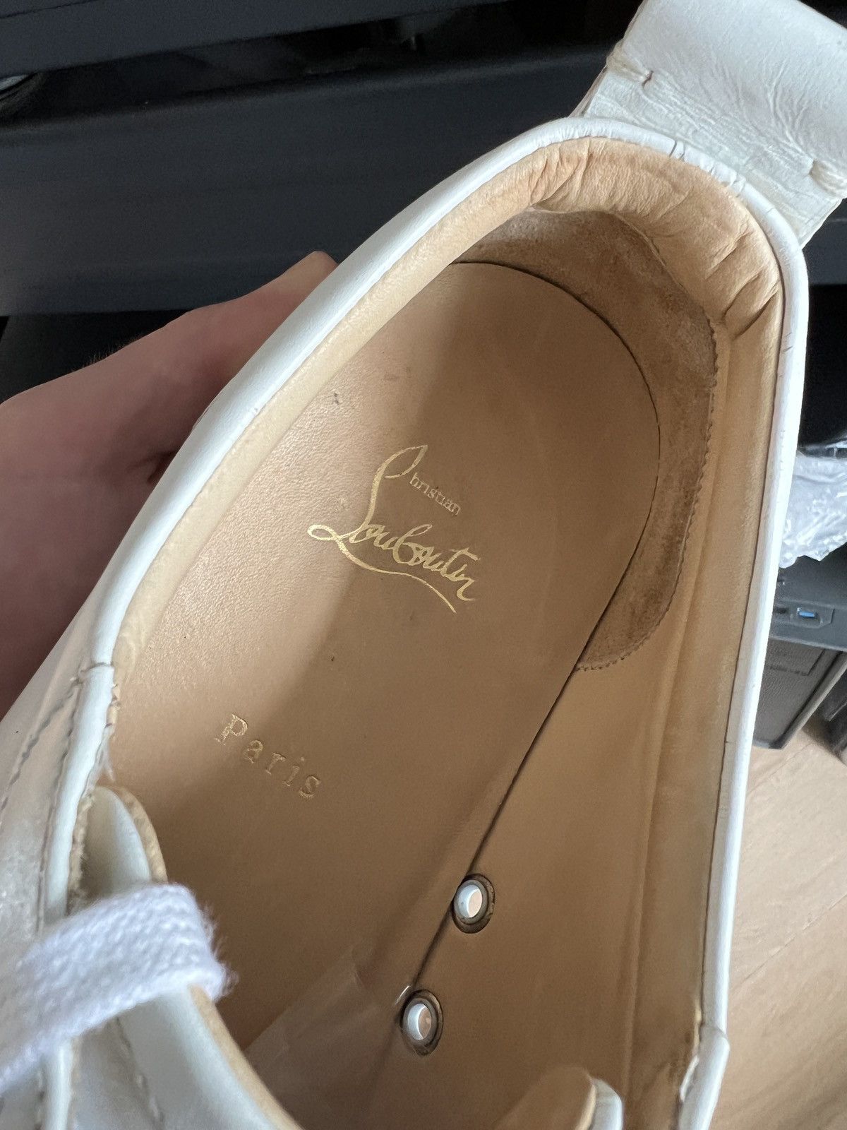 Christian Louboutin Christian Louboutin Low top White Toe Spikes Sneaker Size US 9 / EU 42 - 6 Thumbnail