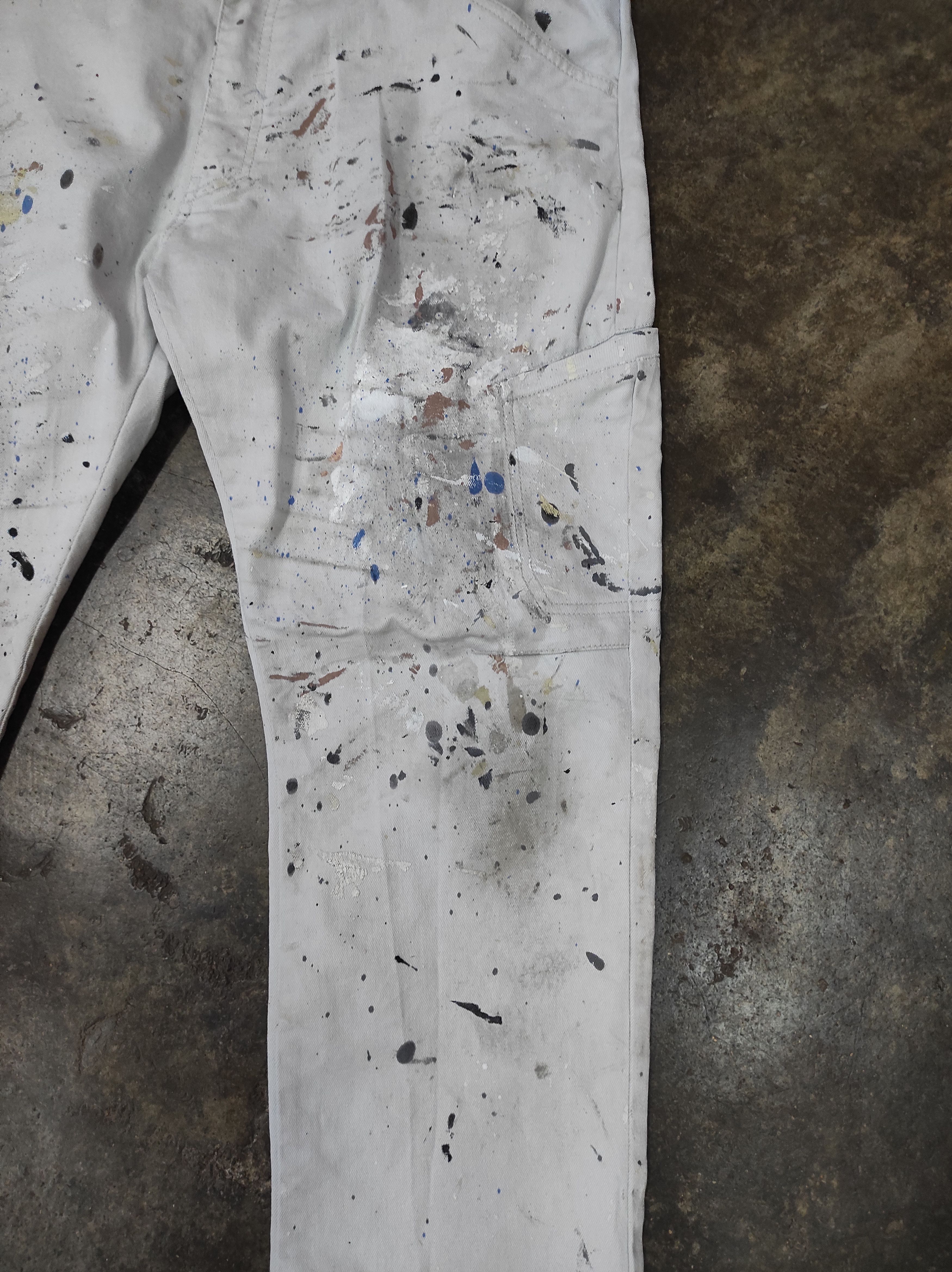 Japanese Brand FIELDCORE PAINT SPLATTER PANTS Size US 38 / EU 54 - 4 Thumbnail