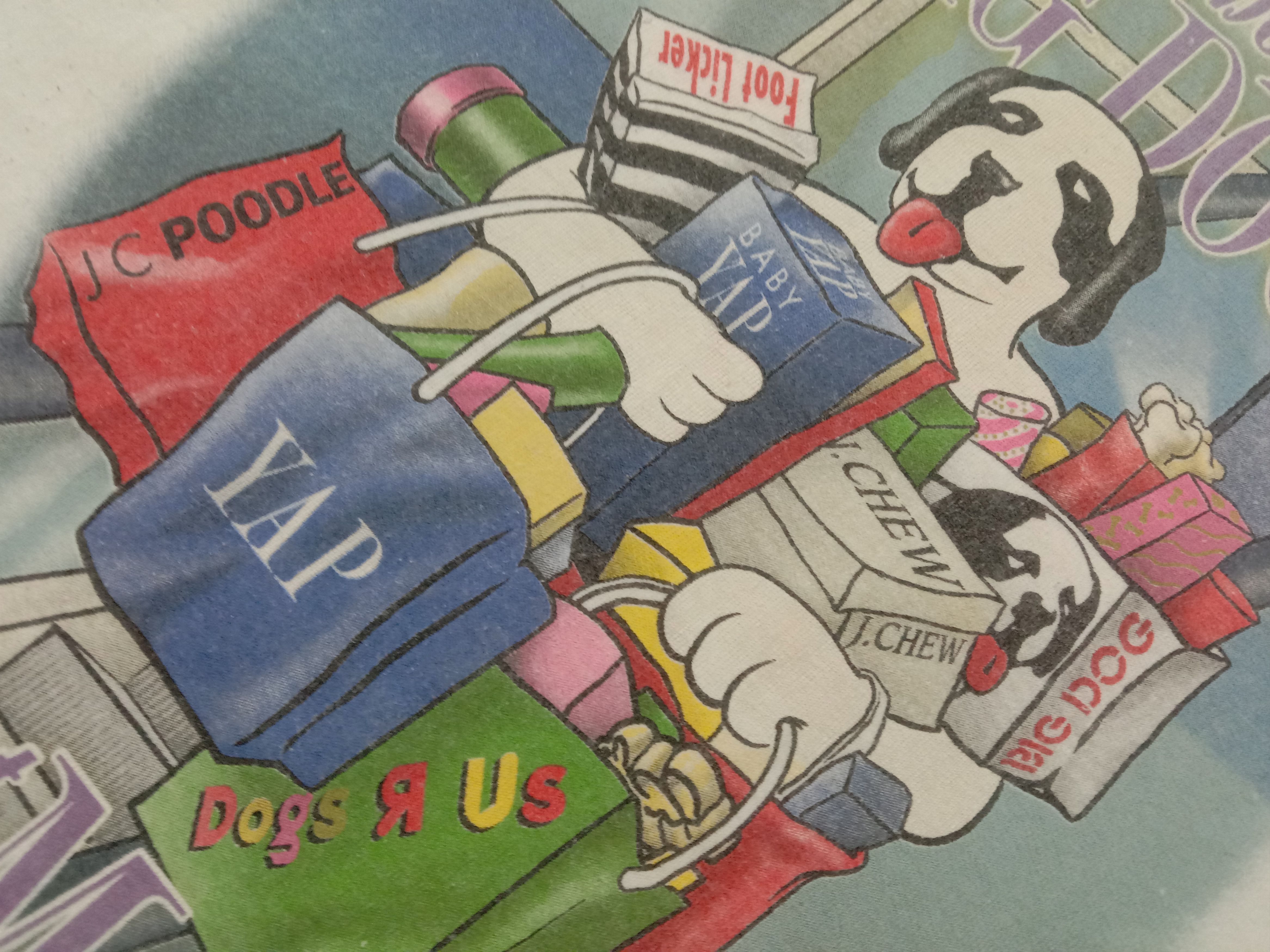 Big Dogs Vintage 90s Big Dogs Tshirt Size US XXL / EU 58 / 5 - 5 Thumbnail