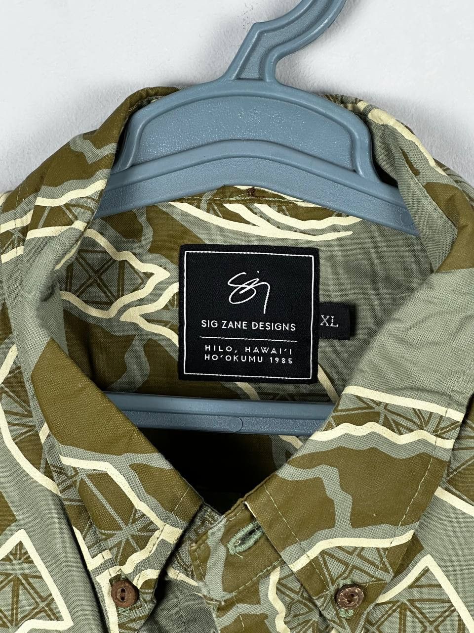 Designer Sig Zane Designs Hawaii Button-up Short Sleeve Shirt Size US XL / EU 56 / 4 - 4 Thumbnail
