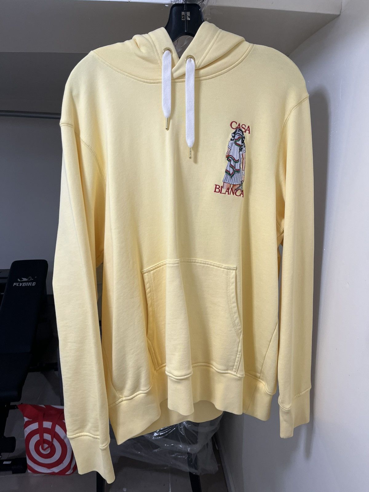 Casablanca Casablanca Yellow Embroidered Sweatshirt Tennis Girl XXL Size US XXL / EU 58 / 5 - 1 Thumbnail