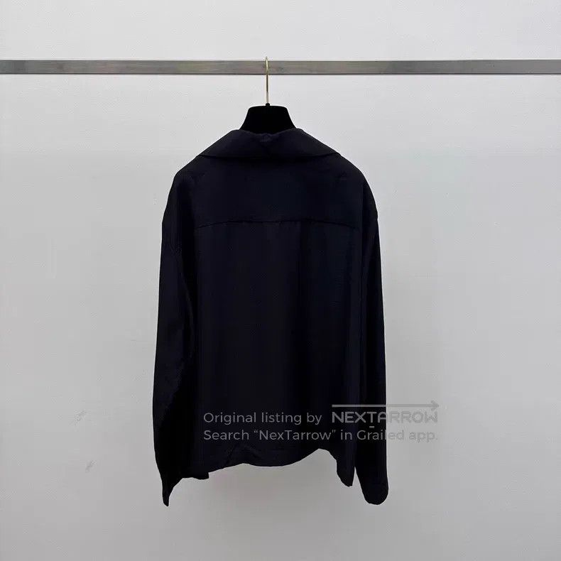 Loewe Loewe Black Pocket Logo Shirt Size XS / US 0-2 / IT 36-38 - 3 Thumbnail