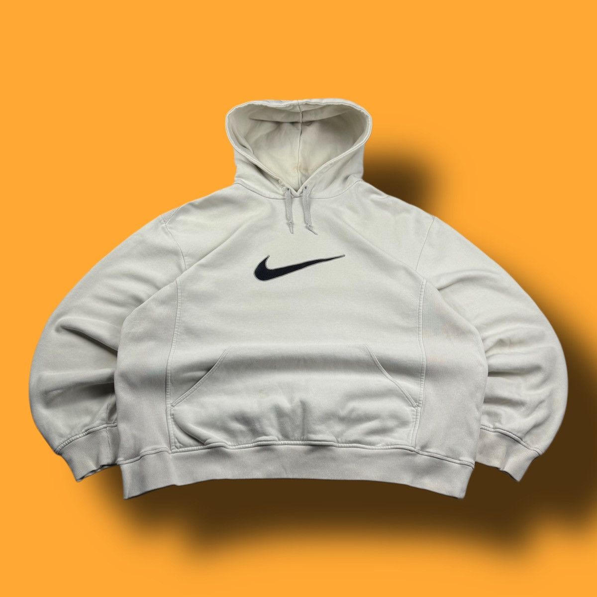 Nike × Vintage NIKE VINTAGE CENTER LOGO OVERSIZE BOXY HOODIE Size US XL / EU 56 / 4 - 1 Thumbnail