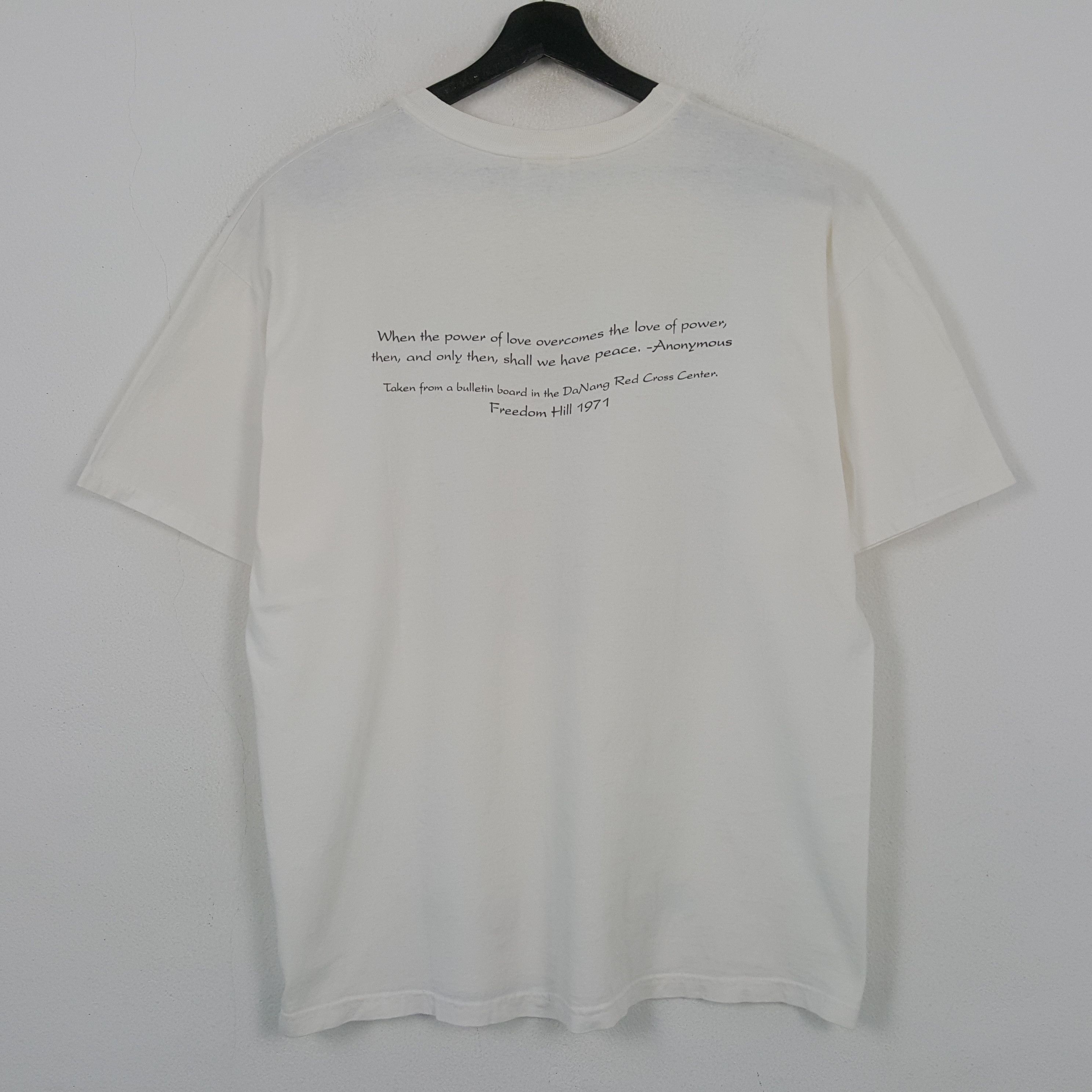 Vintage White Angel Monument Freedom Hill 1971 Vintage Tshirt RR3 Size US XL / EU 56 / 4 - 3 Thumbnail