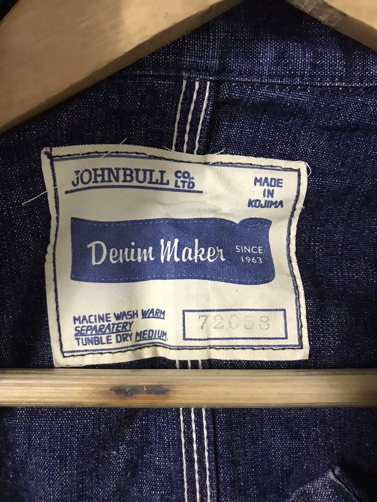 Japanese Brand × Johnbull JohnBull Denime Maker Seldvege Chore Jacket Size US M / EU 48-50 / 2 - 9 Thumbnail