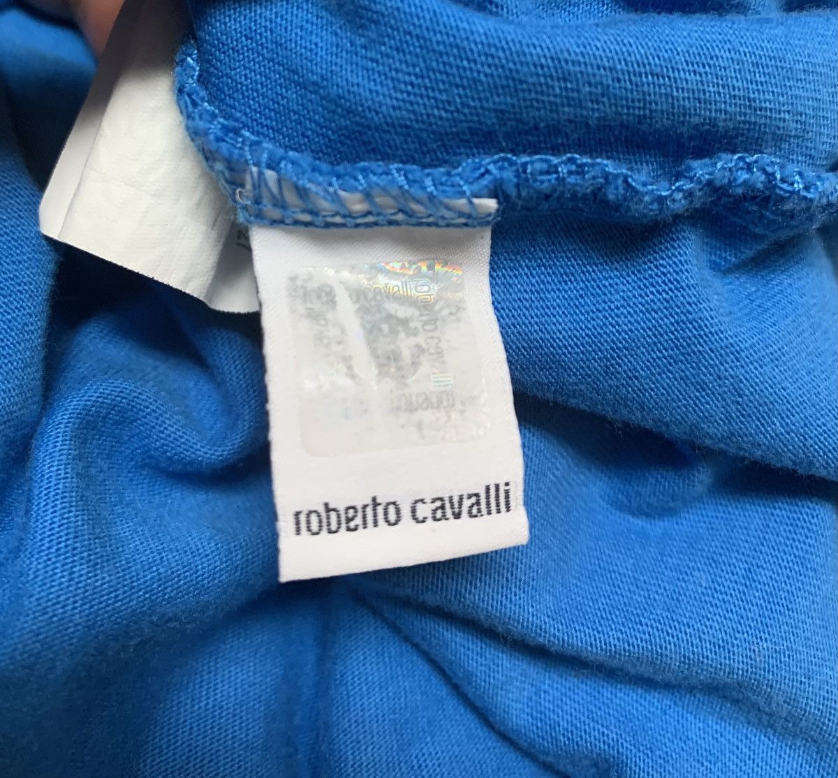 Roberto Cavalli Roberto Cavalli T Shirt Mens Blue Tiger TShirt Size US M / EU 48-50 / 2 - 5 Thumbnail