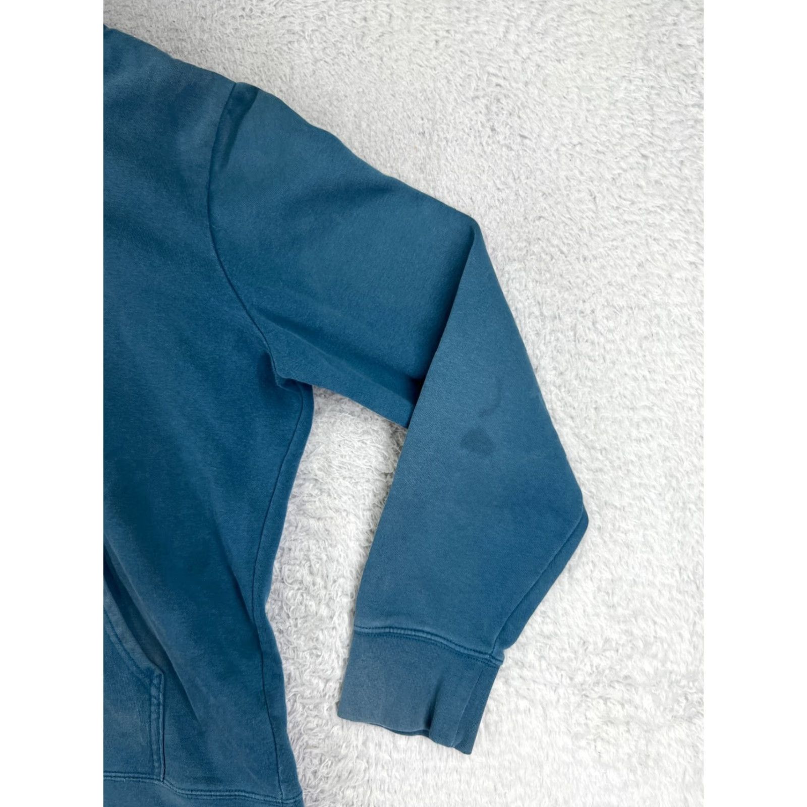 The North Face The North Face Hoodie Women XL Blue Hooded Pullover Cotton Fleece Logo Womens Size XL / US 12-14 / IT 48-50 - 4 Thumbnail