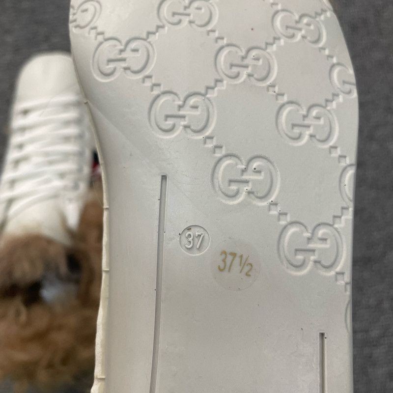 Gucci Gucci Ace Wool Embroidered 'Bee' Sneakers Size US 6.5 / EU 39-40 - 7 Thumbnail