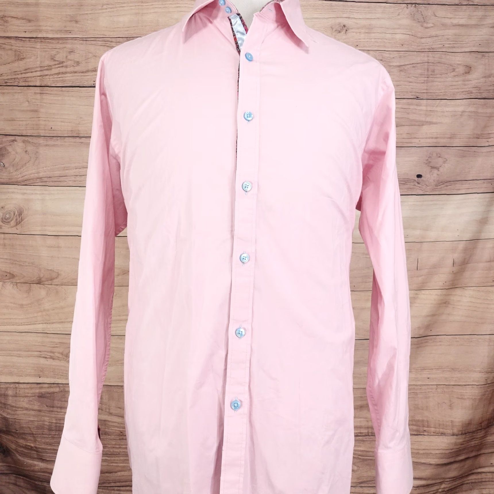 Cremieux VINTAGE Cremieux Shirt Men XL Pink Floral Long Sleeve Casual Button Up Fabric: Cotton Spandex Size US XL / EU 56 / 4 - 4 Thumbnail