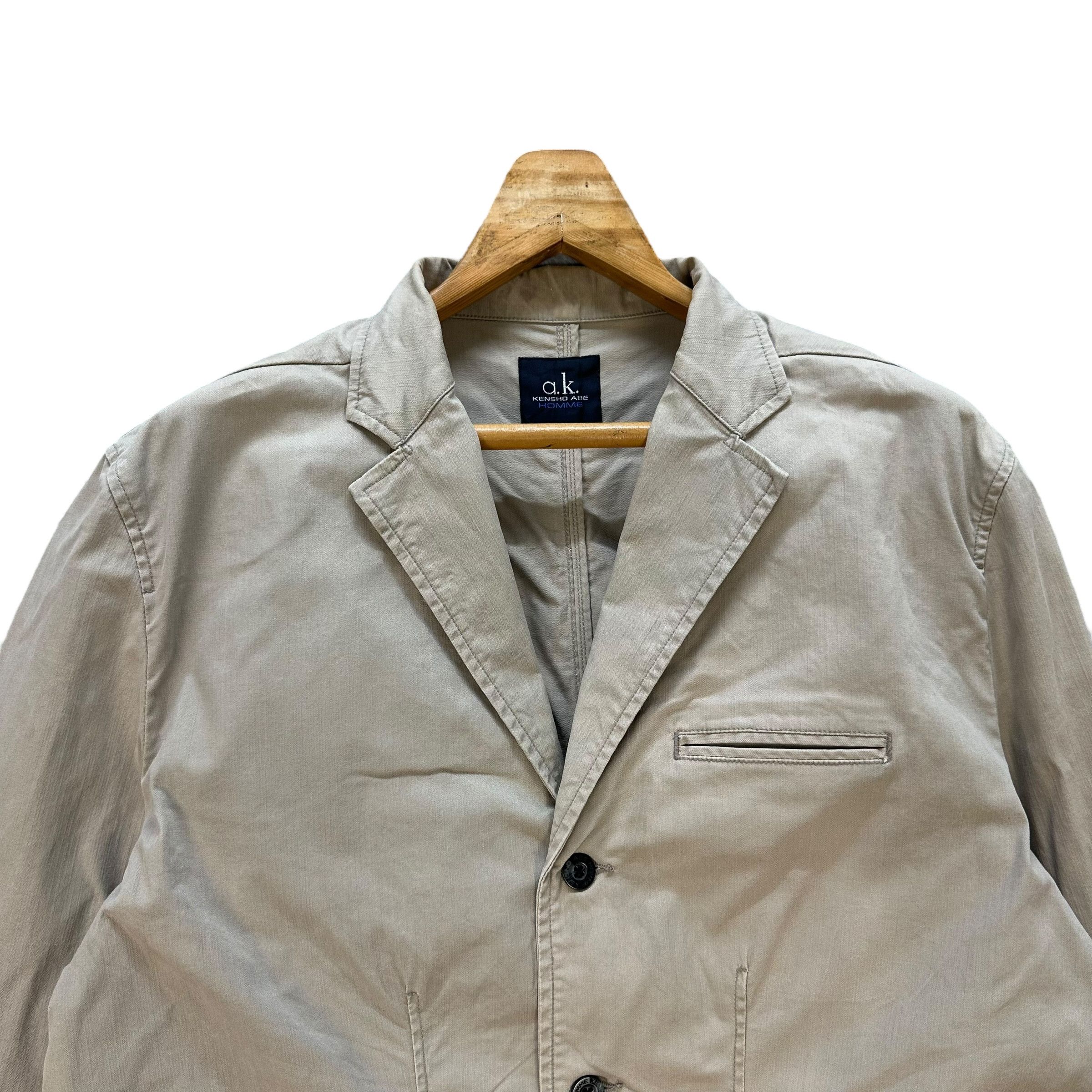 Kensho Abe KENSHO ABE Homme Button Casual Jacket #A82-1995 Size US L / EU 52-54 / 3 - 2 Thumbnail