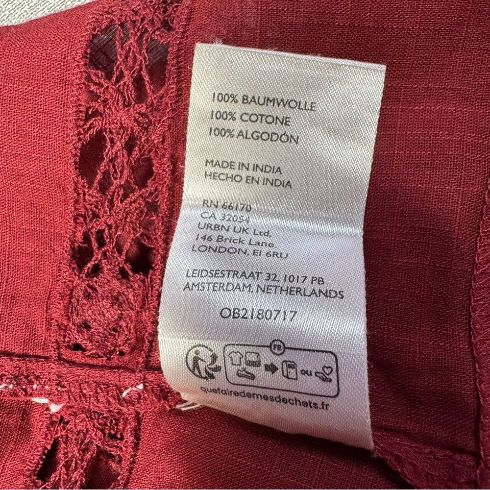Free People NWT New $128 Free People Charlotte Lace Inset Handkerchief Size S / US 4 / IT 40 - 8 Thumbnail