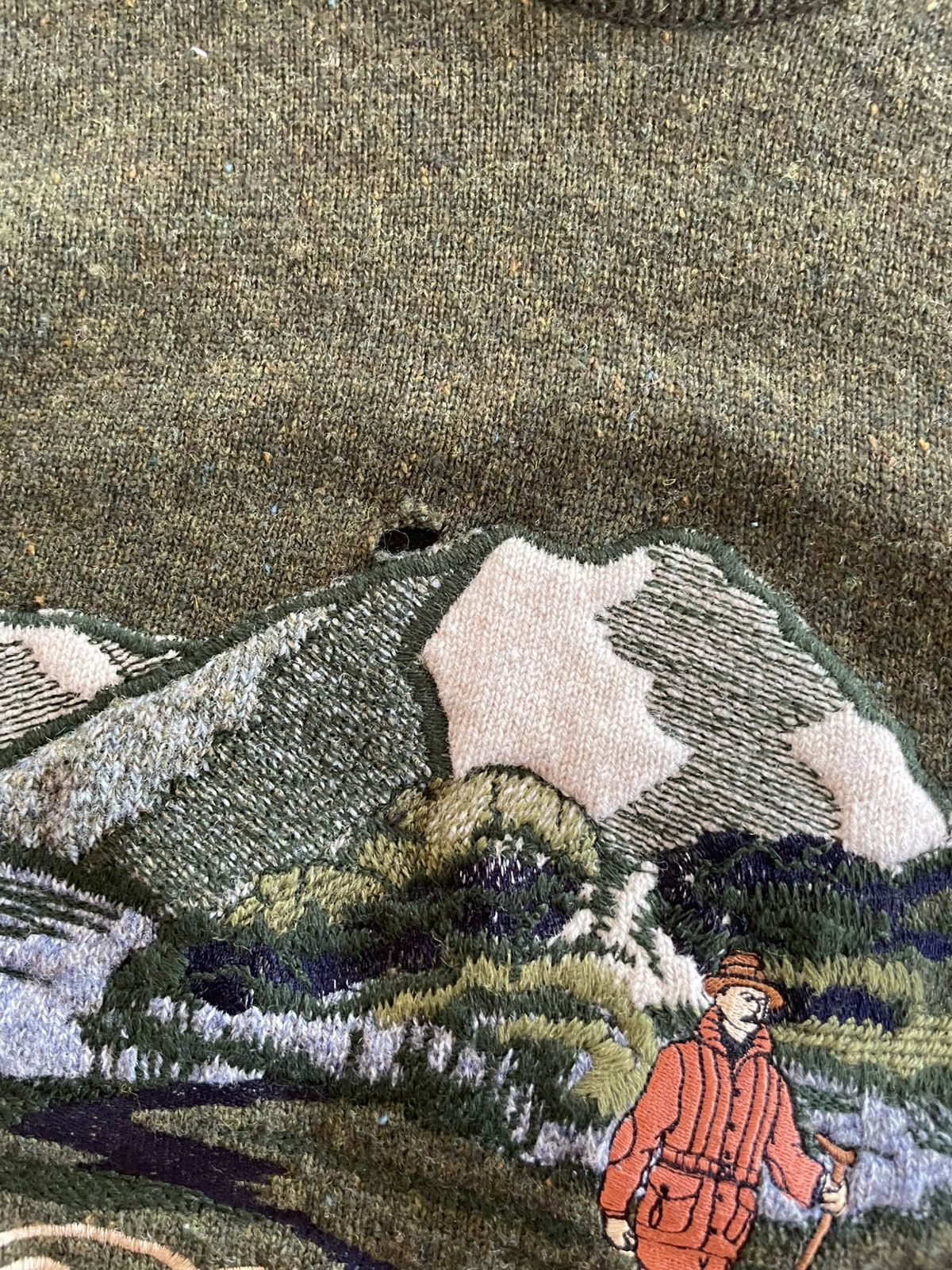 Burberry Burberry “Over Hills And Dales” Lambswool Sweater Size US L / EU 52-54 / 3 - 4 Thumbnail