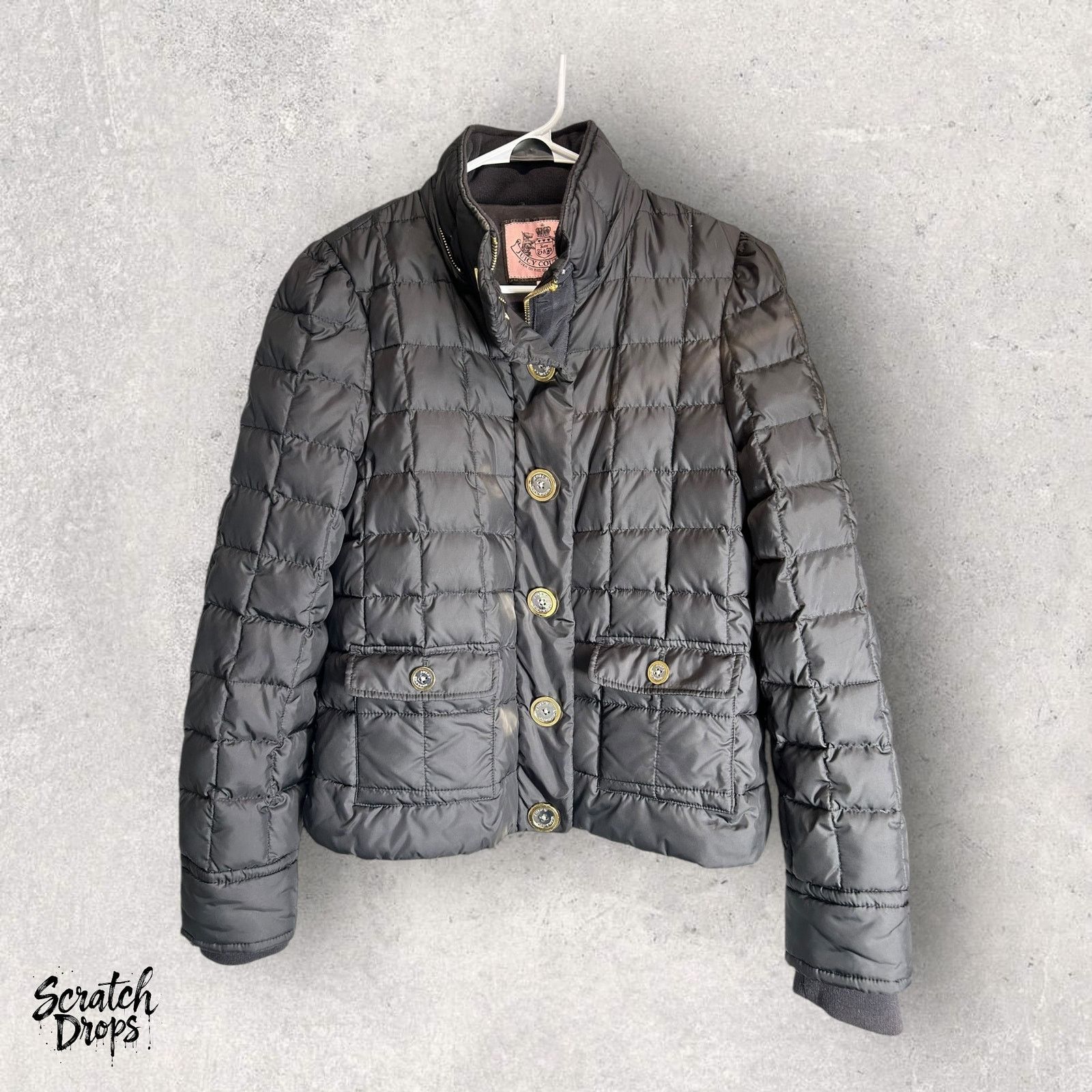 Juicy Couture Juicy Couture Women's Quilted Puffer Jacket Winter Coat Size M / US 6-8 / IT 42-44 - 1 Thumbnail