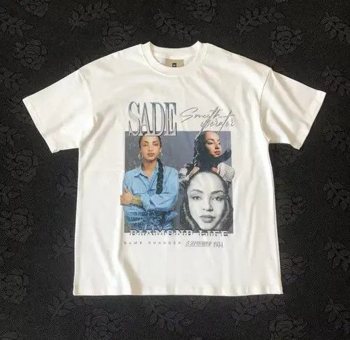 Japanese Brand Streetwear Loose Vintage Sade Graphics T Shirt Size US M / EU 48-50 / 2 - 1 Thumbnail