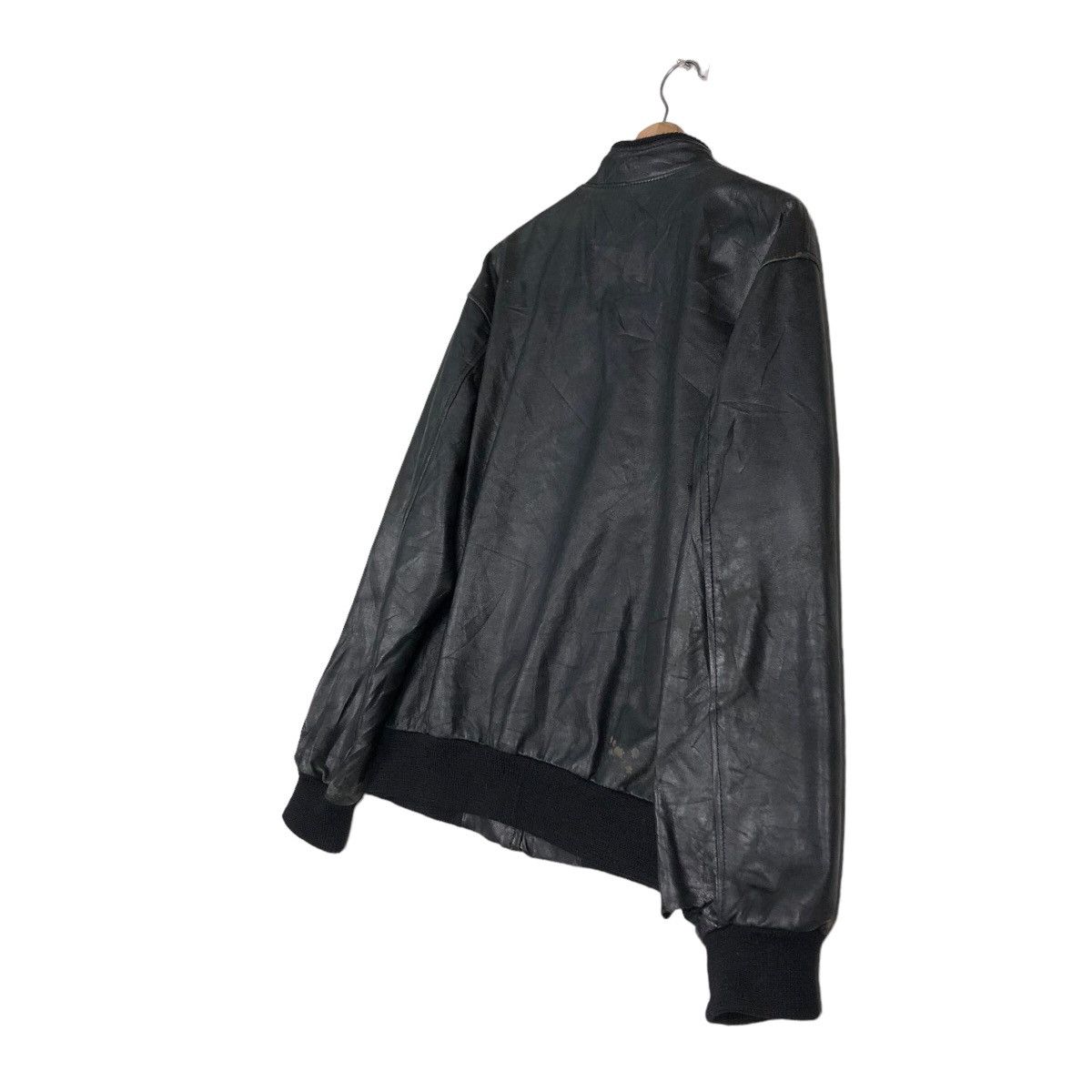 Japanese Brand 🔥Vintage Bomber Biker Leather Jacket Japan Issey Miyake Size US L / EU 52-54 / 3 - 10 Thumbnail