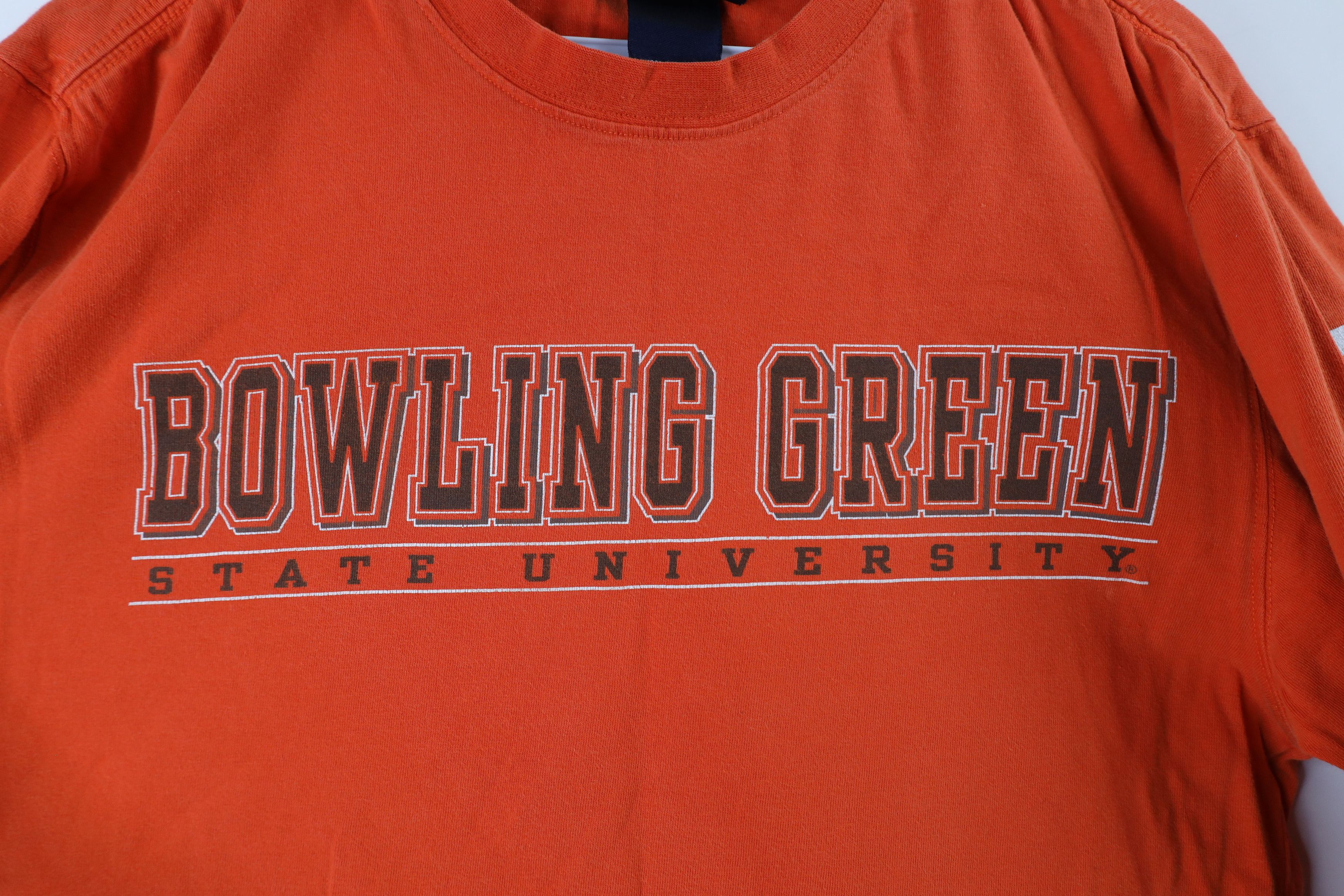 Vintage Vintage 90s Green State University Long Sleeve T-Shirt Size US S / EU 44-46 / 1 - 5 Thumbnail
