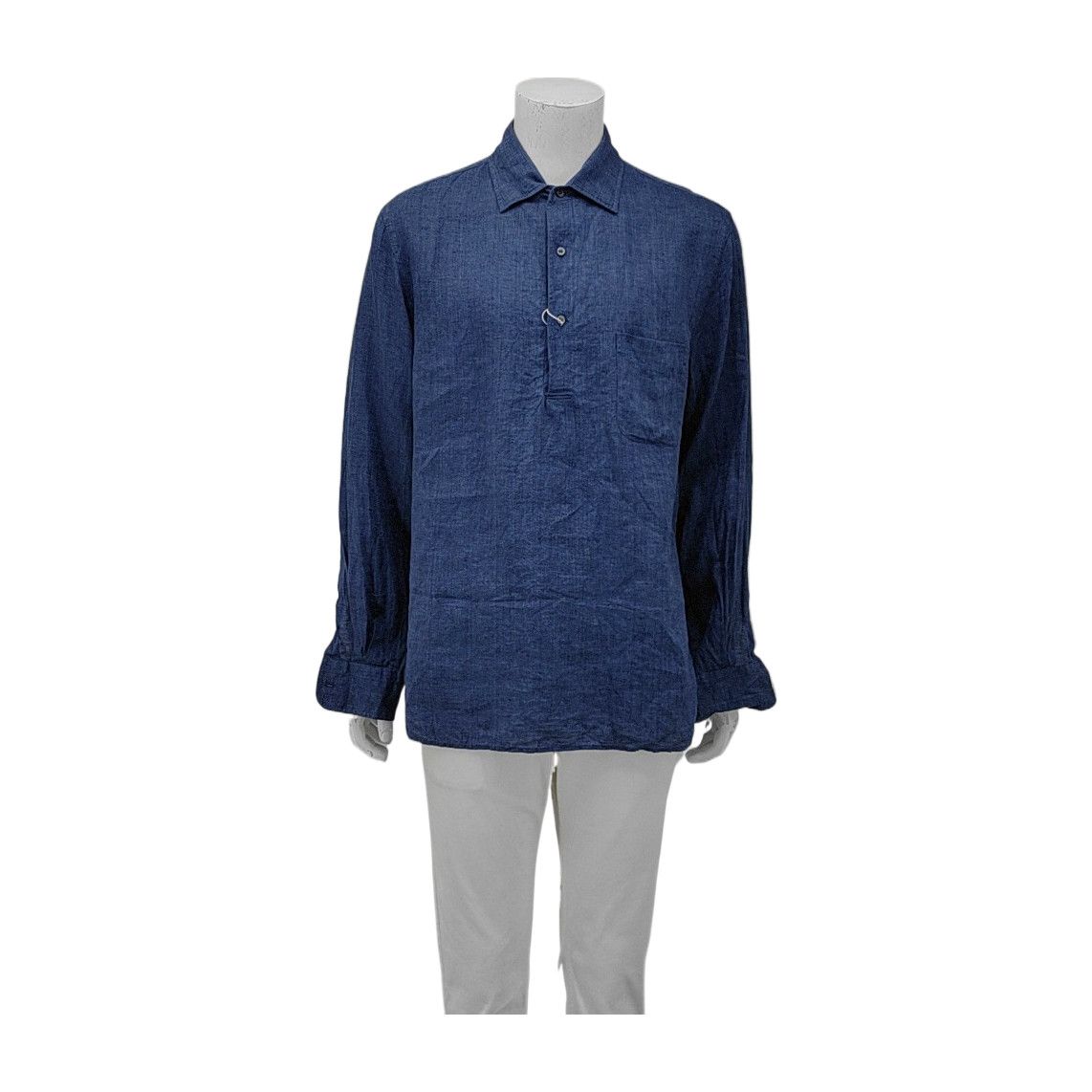 Loro Piana Loro Piana Linen Pullover Shirt Size XL Size US XL / EU 56 / 4 - 1 Thumbnail