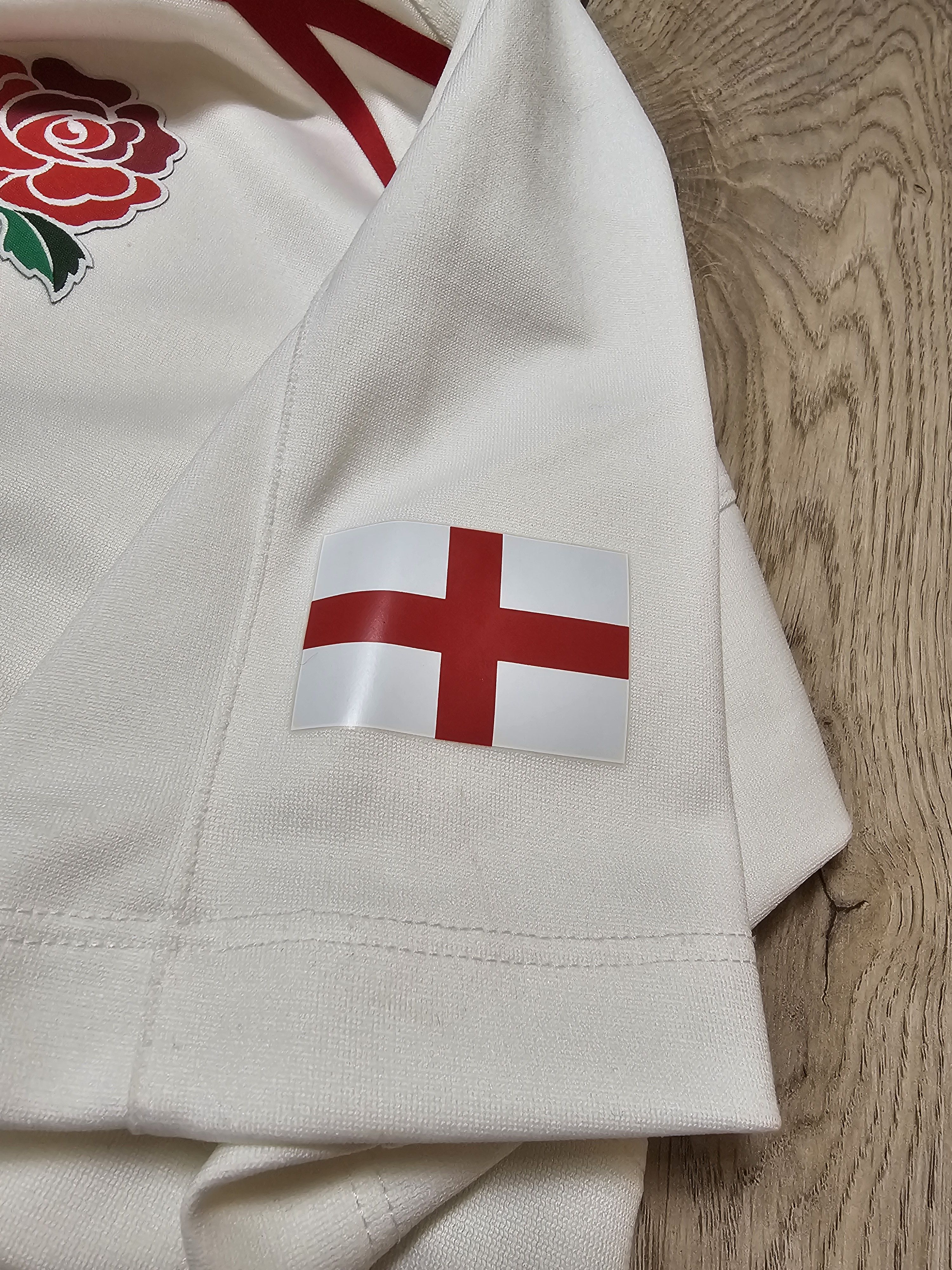 Nike ENGLAND 2008 RUGBY UNION JERSEY HOME SHIRT RUGBY JERSEY Size US S / EU 44-46 / 1 - 5 Thumbnail