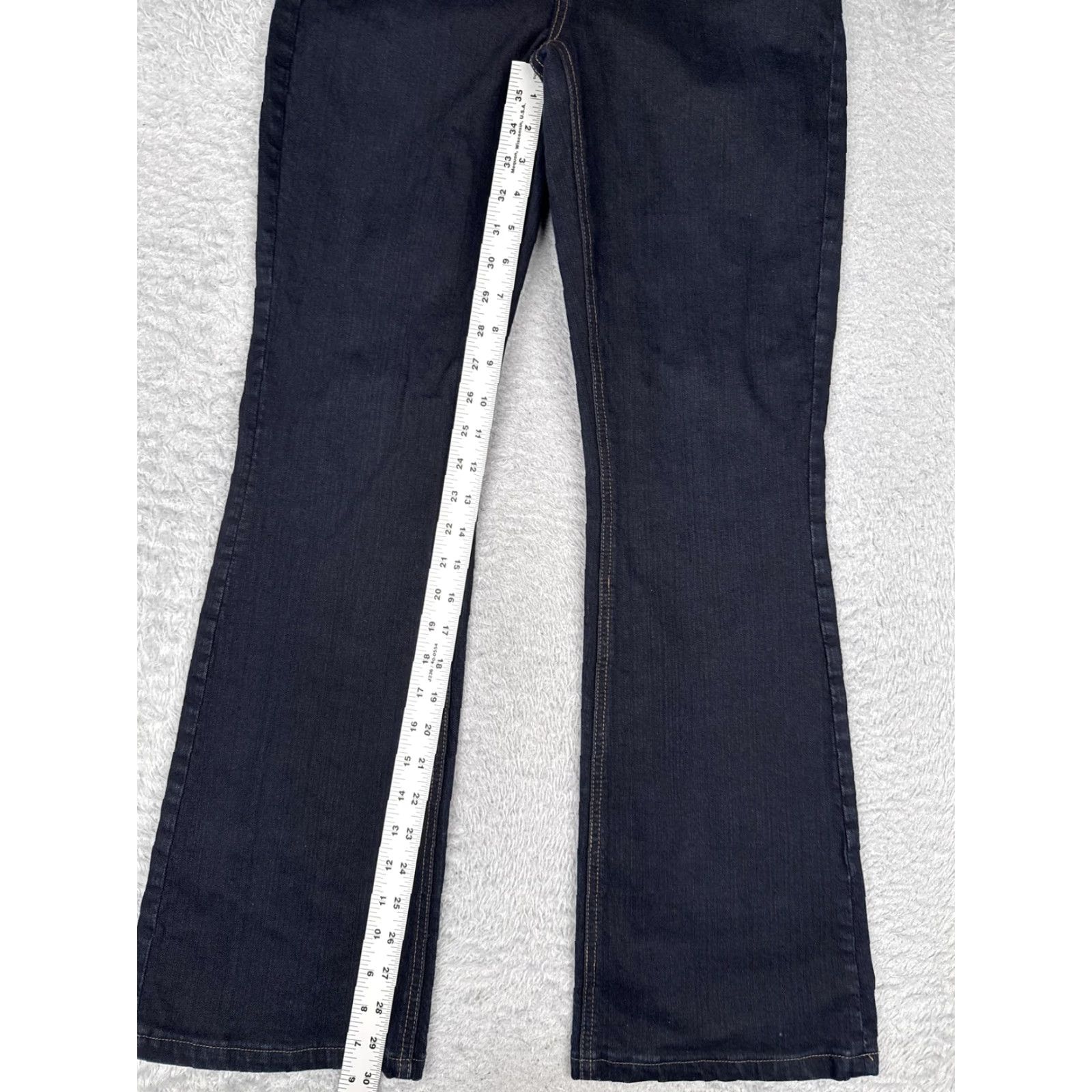 Vintage Chicos Jeans Womens 0 Dark Wash Bootcut Embellished Pockets Denim Size 25" / US 0 / IT 36 - 7 Thumbnail