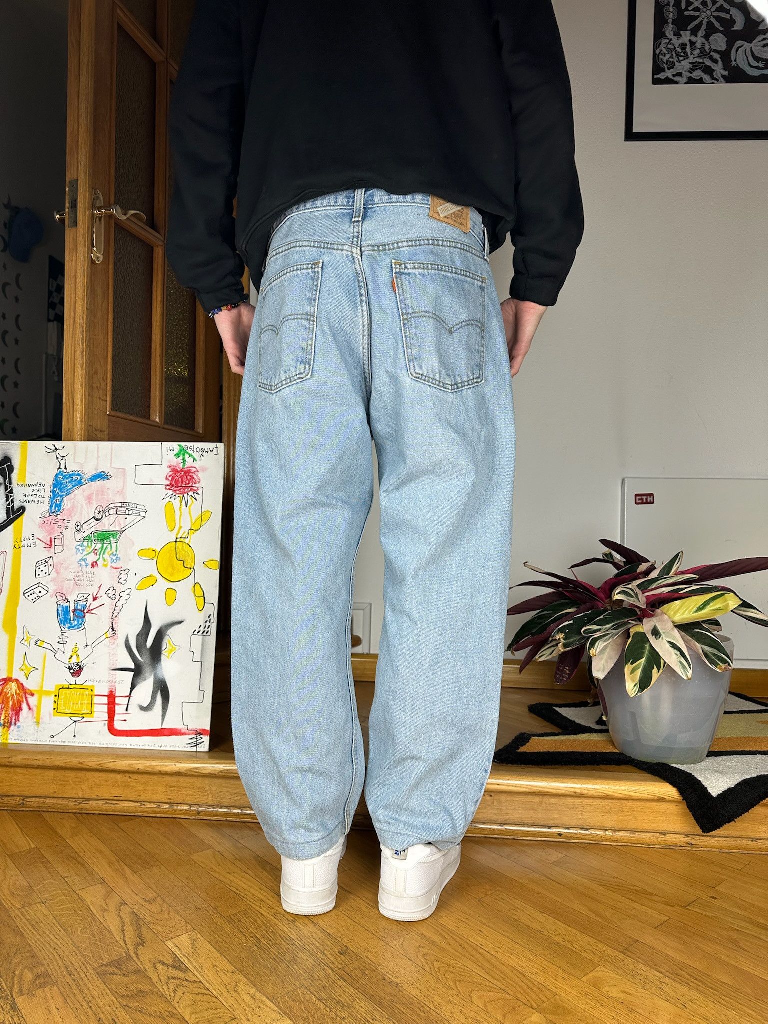 Levi's 90s Levi’s 615 Orange Tab Denim Jeans Vintage Size US 36 / EU 52 - 1 Thumbnail