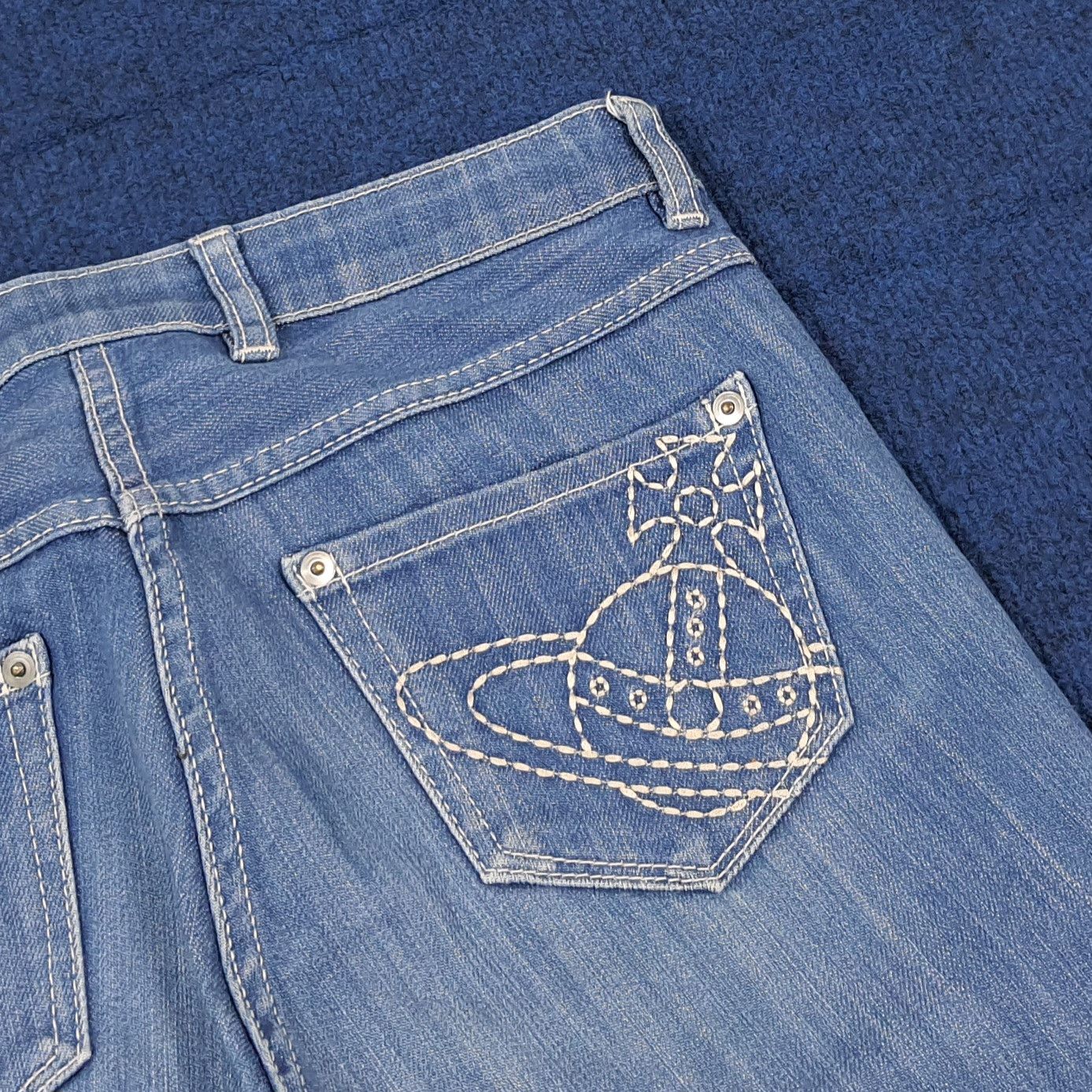 Vivienne Westwood Vintage Vivienne Westwood Red Label Jeans Orb Logo C297N5 Size 29" - 3 Thumbnail