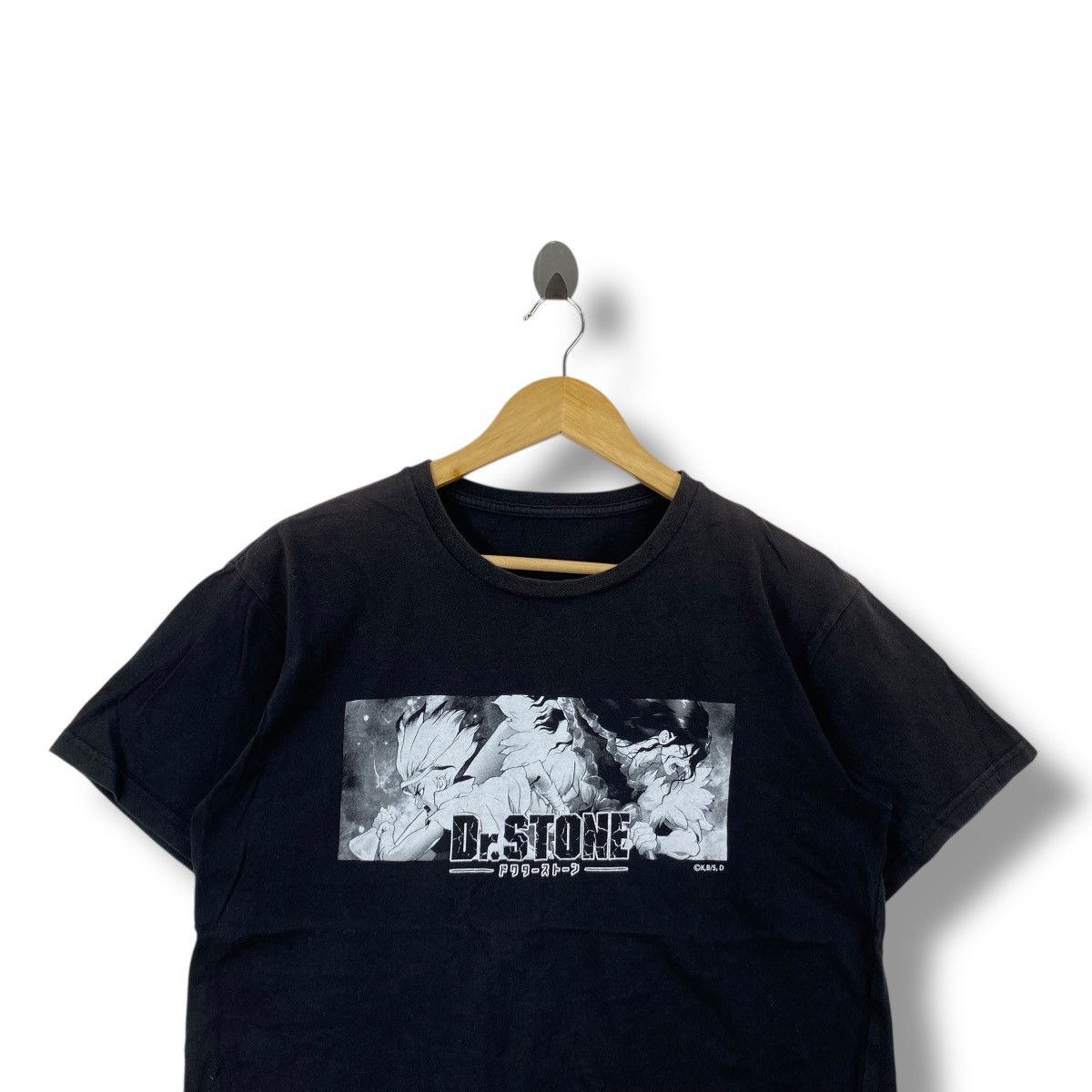 Anime Japanese Anime DR. STONE Graphic Faded Tee Shirt Size US M / EU 48-50 / 2 - 2 Thumbnail