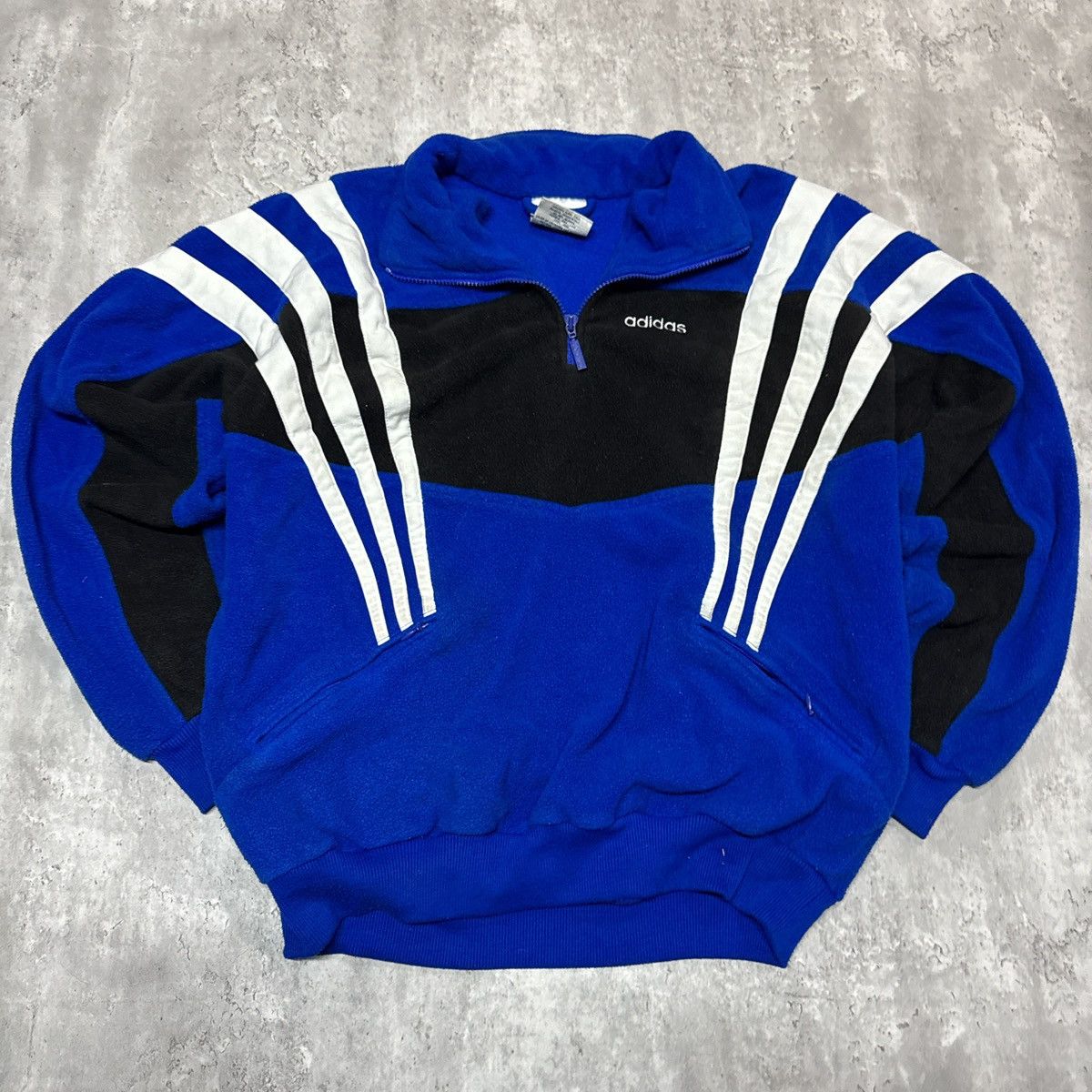 Adidas × Vintage Quarter zip vintage adidas sweatshirts Size US L / EU 52-54 / 3 - 2 Thumbnail