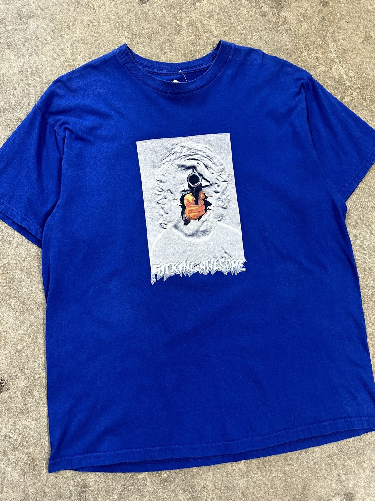 Fucking Awesome Fucking Awesome FA Gun Shot Portrait Skater T-Shirt Size US XL / EU 56 / 4 - 3 Thumbnail