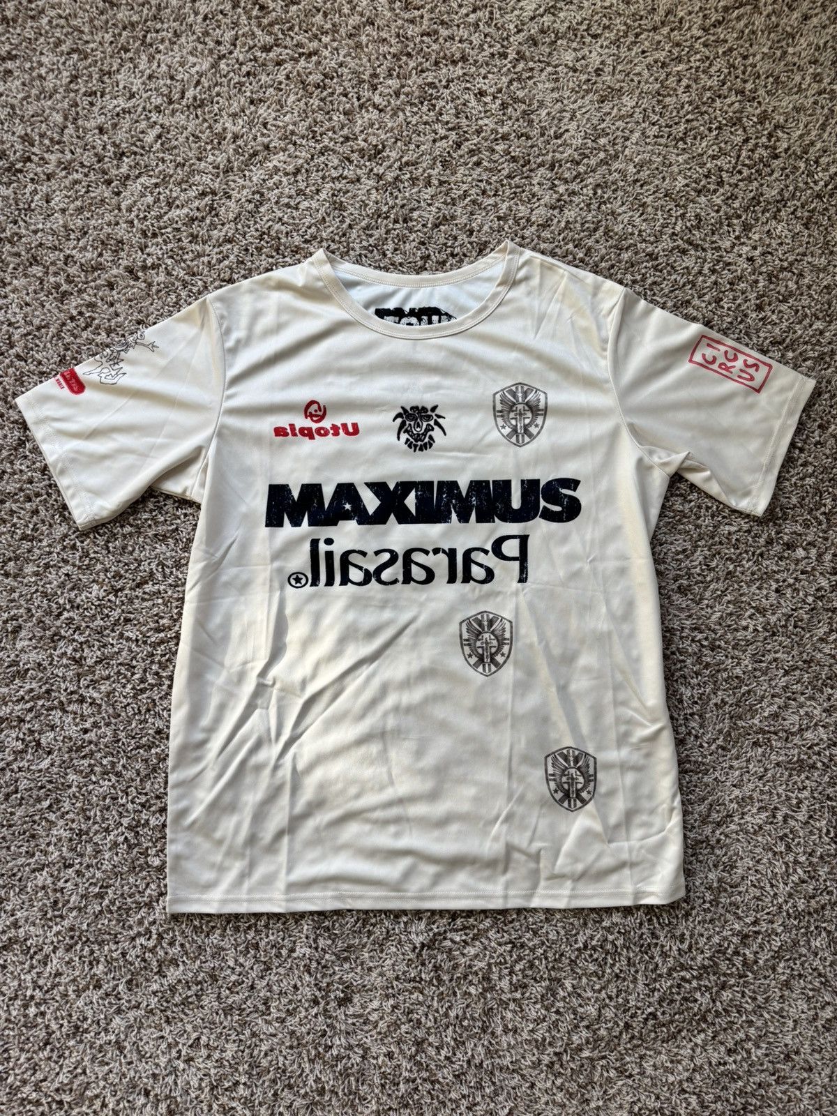 Travis Scott Travis Scott England Soccer Jersey White Black
