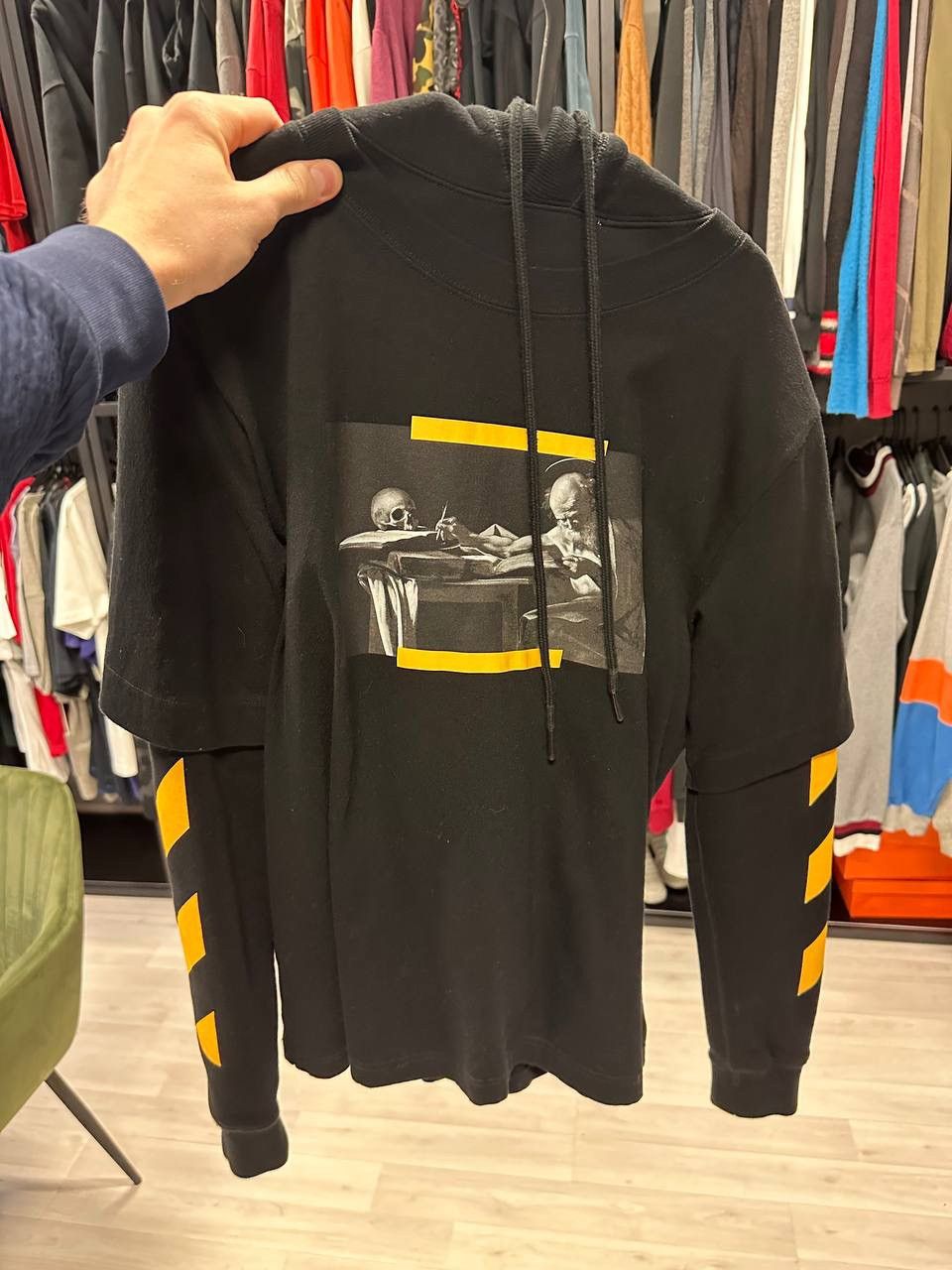 Off-White off white caravaggio hoodie Size US XS / EU 42 / 0 - 3 Thumbnail