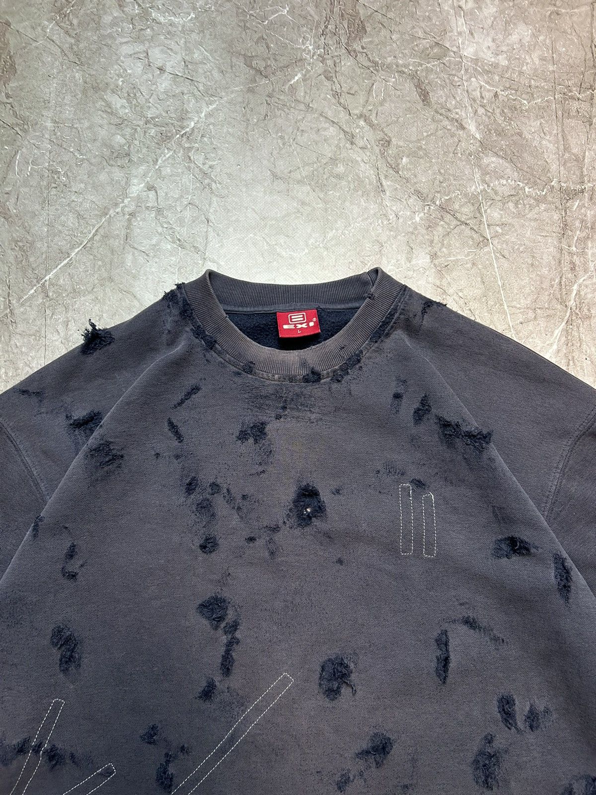 Japanese Brand Vintage distressed sweatshirt y2k Size US L / EU 52-54 / 3 - 5 Thumbnail