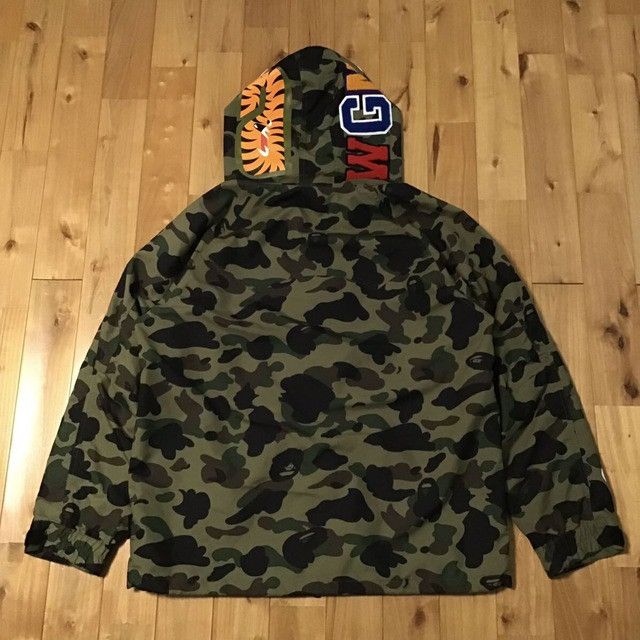 Bape BAPE 1st camo green shark hoodie snowboard jacket APE Size US XXL / EU 58 / 5 - 3 Thumbnail