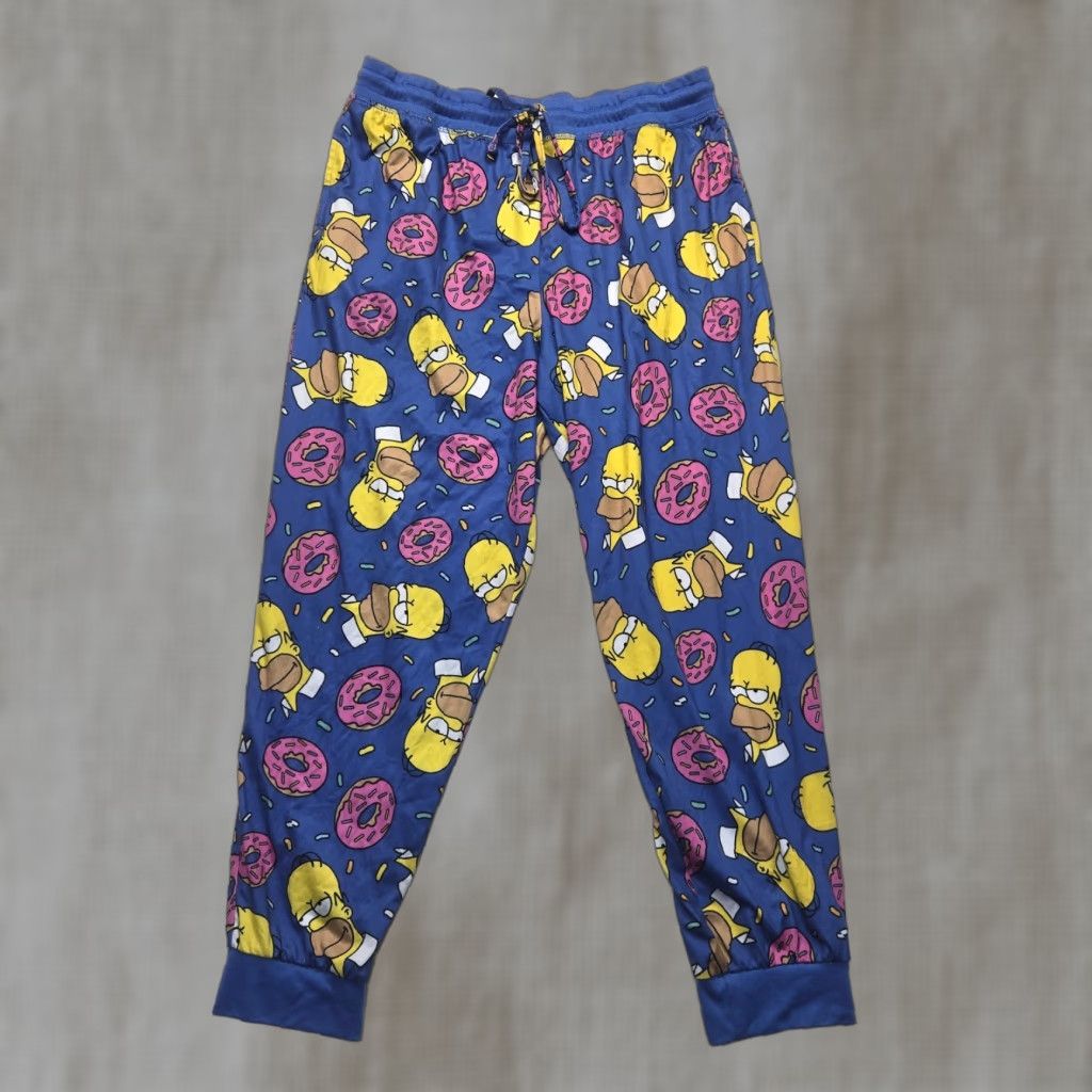Mad Engine Mad Engine The Simpsons Homer Sprinkles Donuts Sleep Pajama Jogger Pants Multicolor XL Mens Size US 36 / EU 52 - 1 Thumbnail
