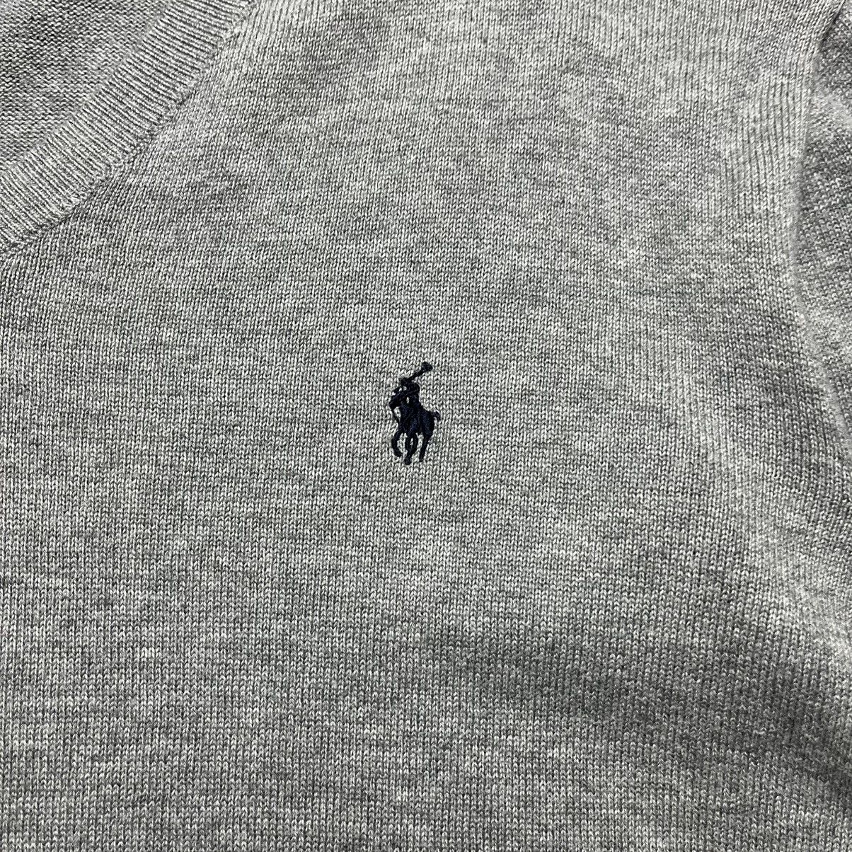 Polo Ralph Lauren Vintage Polo Ralph Lauren Gray Sweater Streetwear Designer Size US XL / EU 56 / 4 - 7 Thumbnail