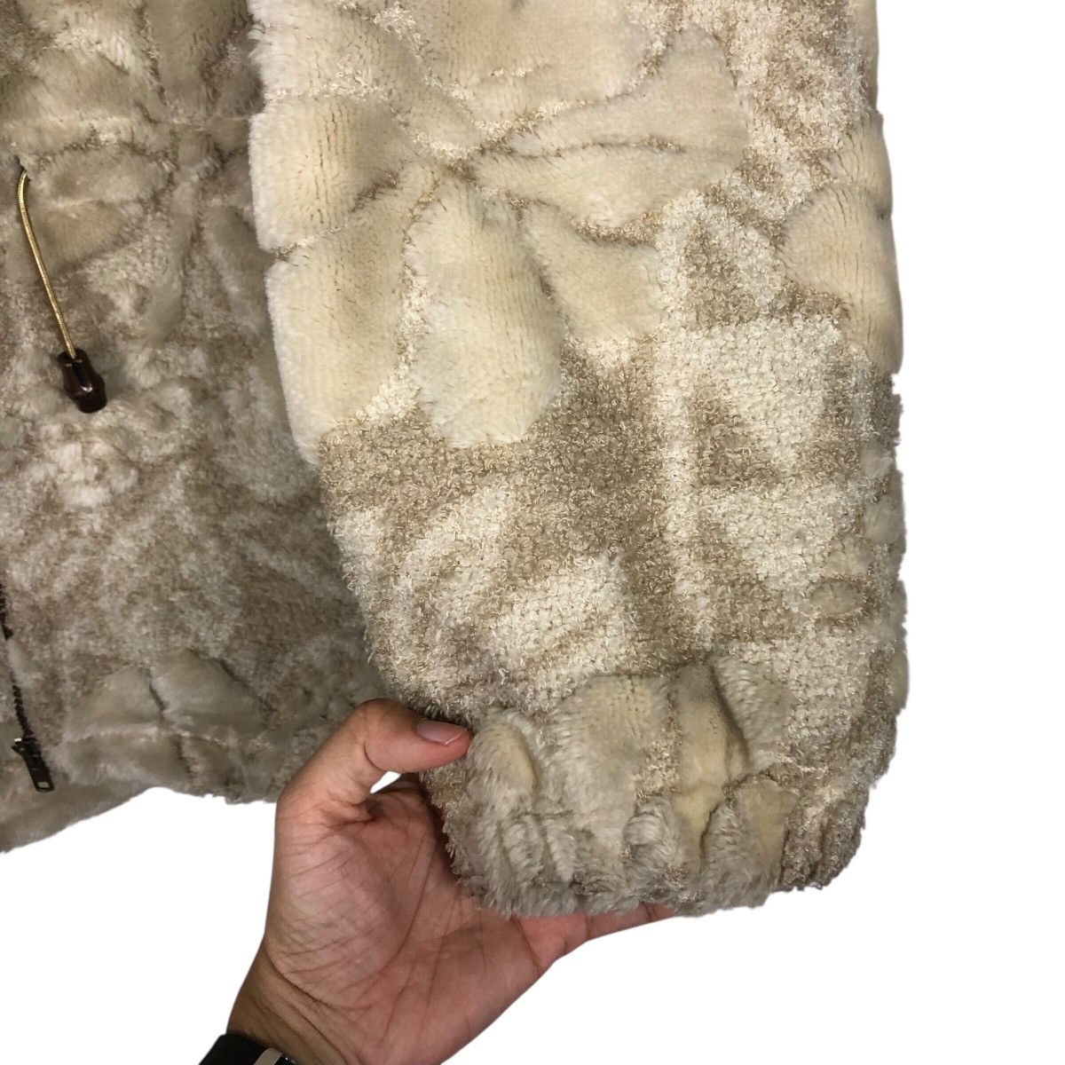 Japanese Brand 📌Vintage Fleece Zipper Jacket Ryu Sports Floral Over Print Size US M / EU 48-50 / 2 - 15 Thumbnail