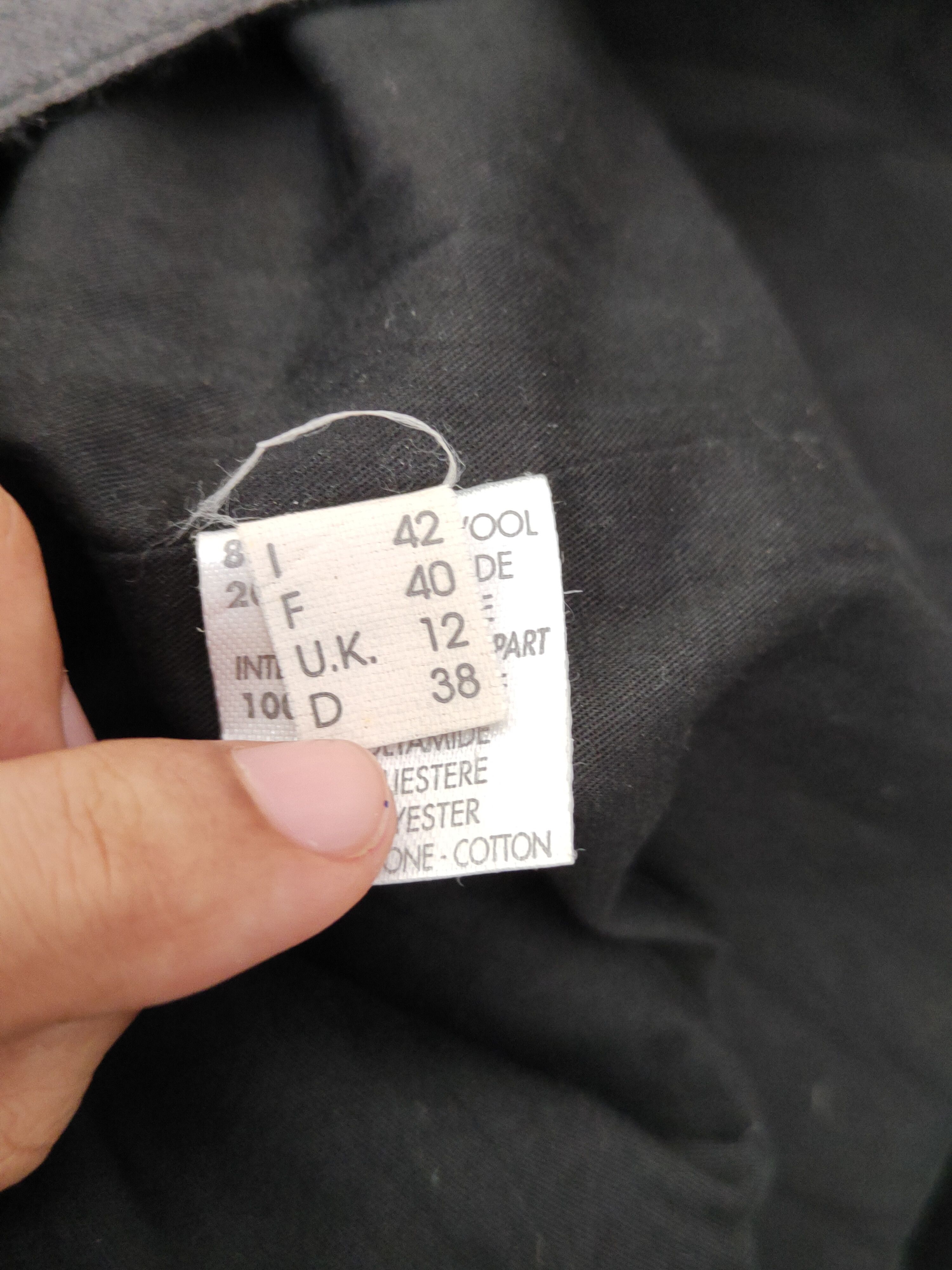 Mandarina Duck DL Mandarina Duck Black Wool Jackets #W2245 Size US M / EU 48-50 / 2 - 12 Thumbnail