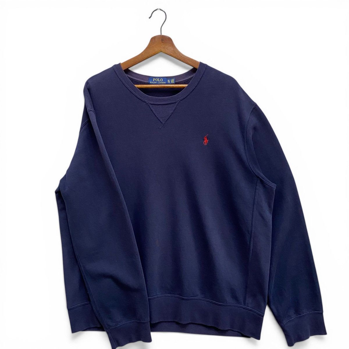 Polo Ralph Lauren Vintage Polo Ralph Lauren Sweatshirt Blue Small Pony Size XL Size US XL / EU 56 / 4 - 2 Thumbnail