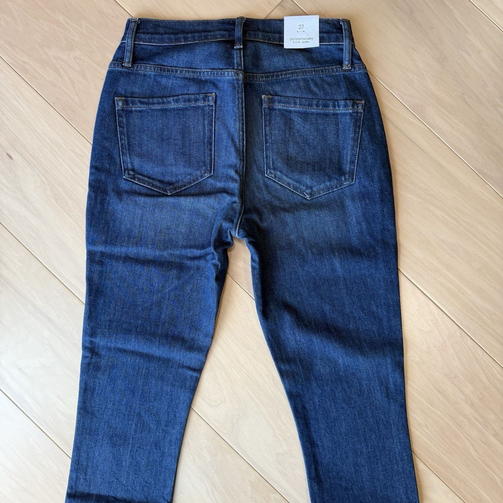 Outerknown Outerknown Strand High Rise Skinny Jeans Women's 26 Blue Size 26" / US 2 / IT 38 - 7 Thumbnail