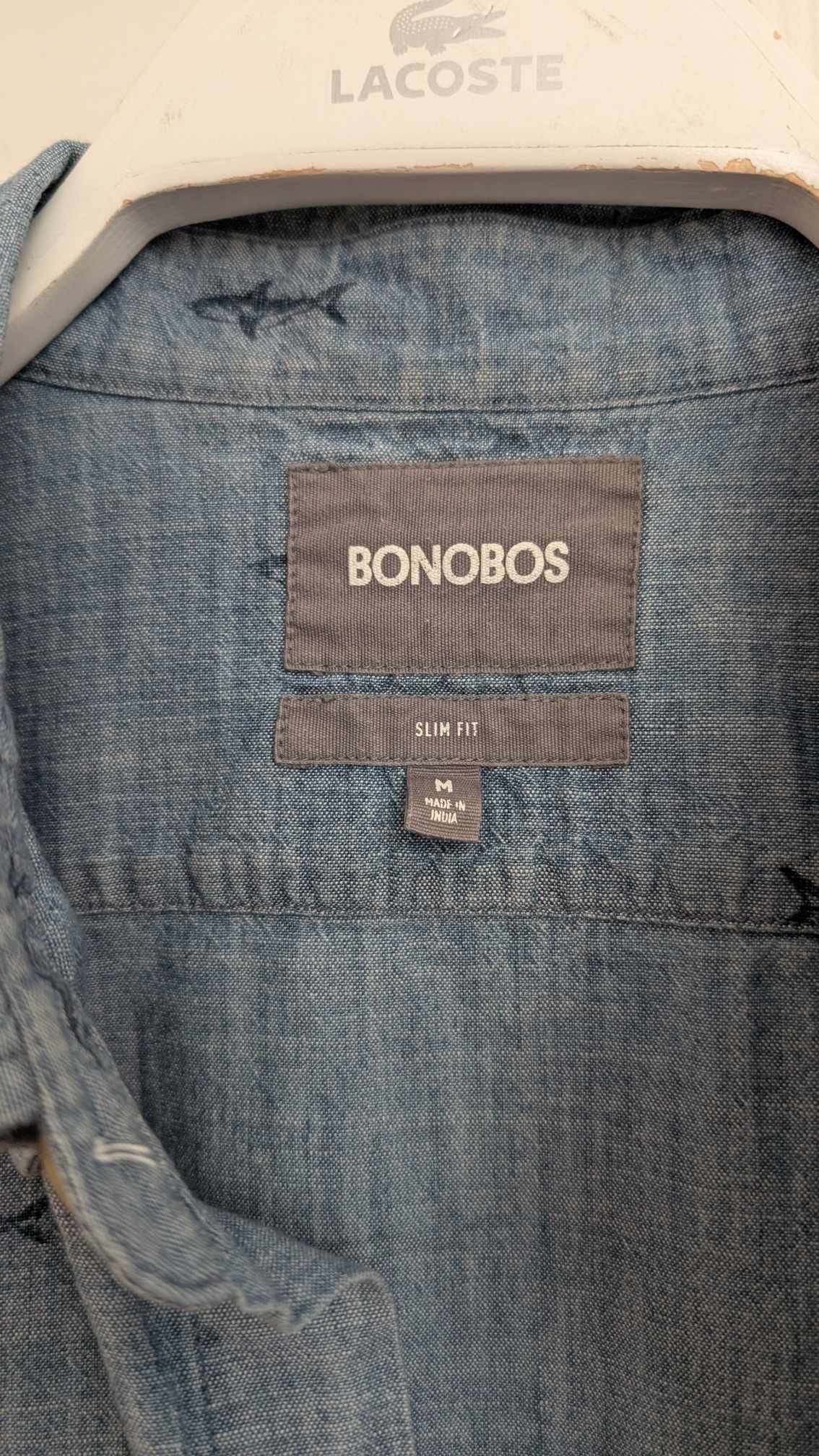 Bonobos Slim Fit Navy Button Up Short Sleeve Bonobos Size US M / EU 48-50 / 2 - 3 Thumbnail