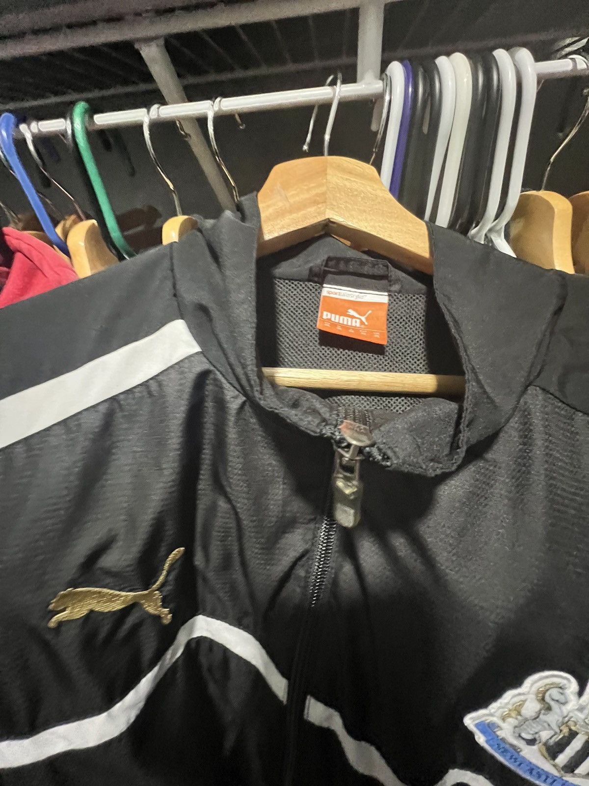 Puma × Vintage Vintage Puma New Castle United Soccer Jacket Size US XL / EU 56 / 4 - 2 Thumbnail